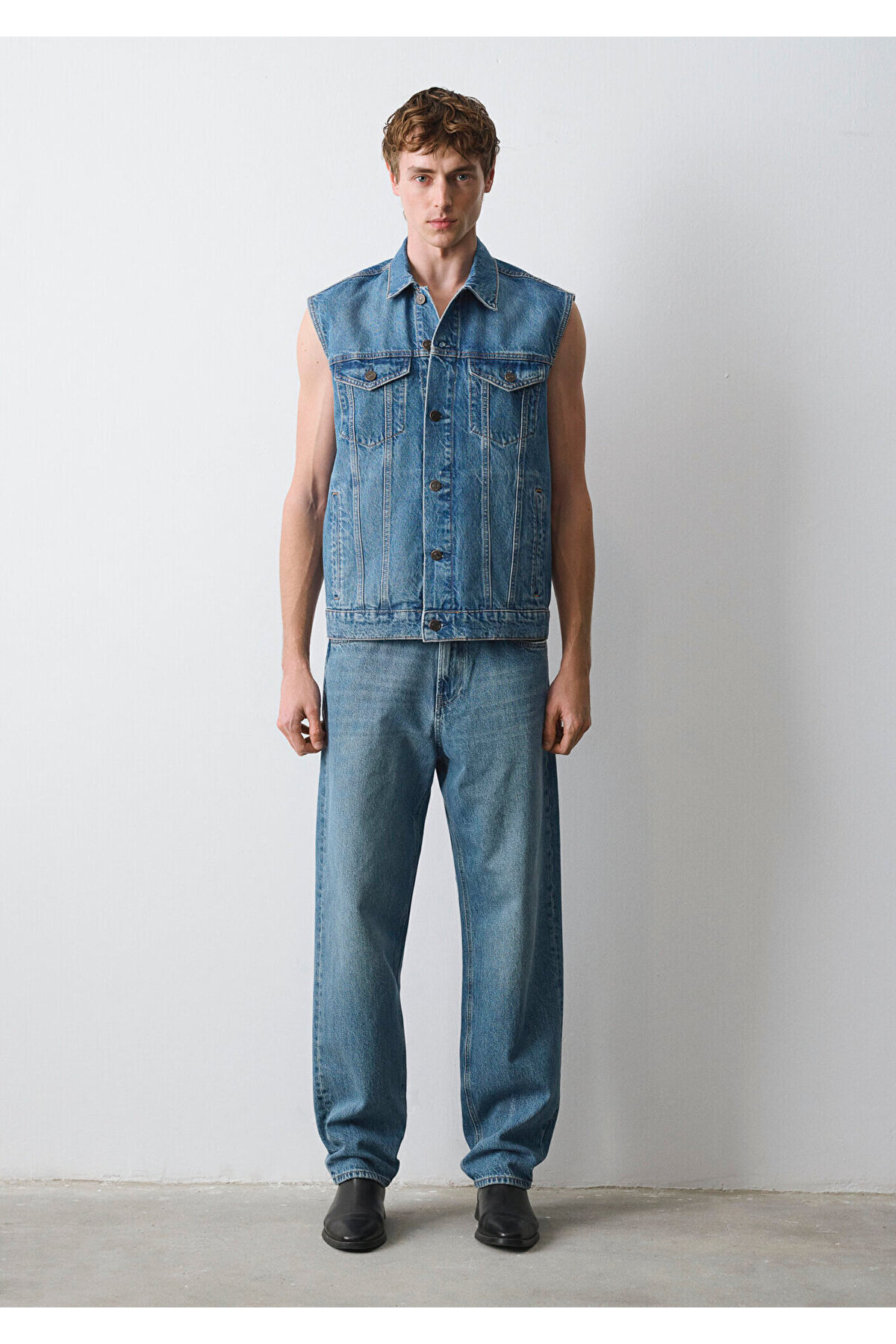 Mavi Russell Classic Denim Indigo Mavisi Jean Yelek Regular Fit / Normal Kesim 0111783-89135 görsel 4