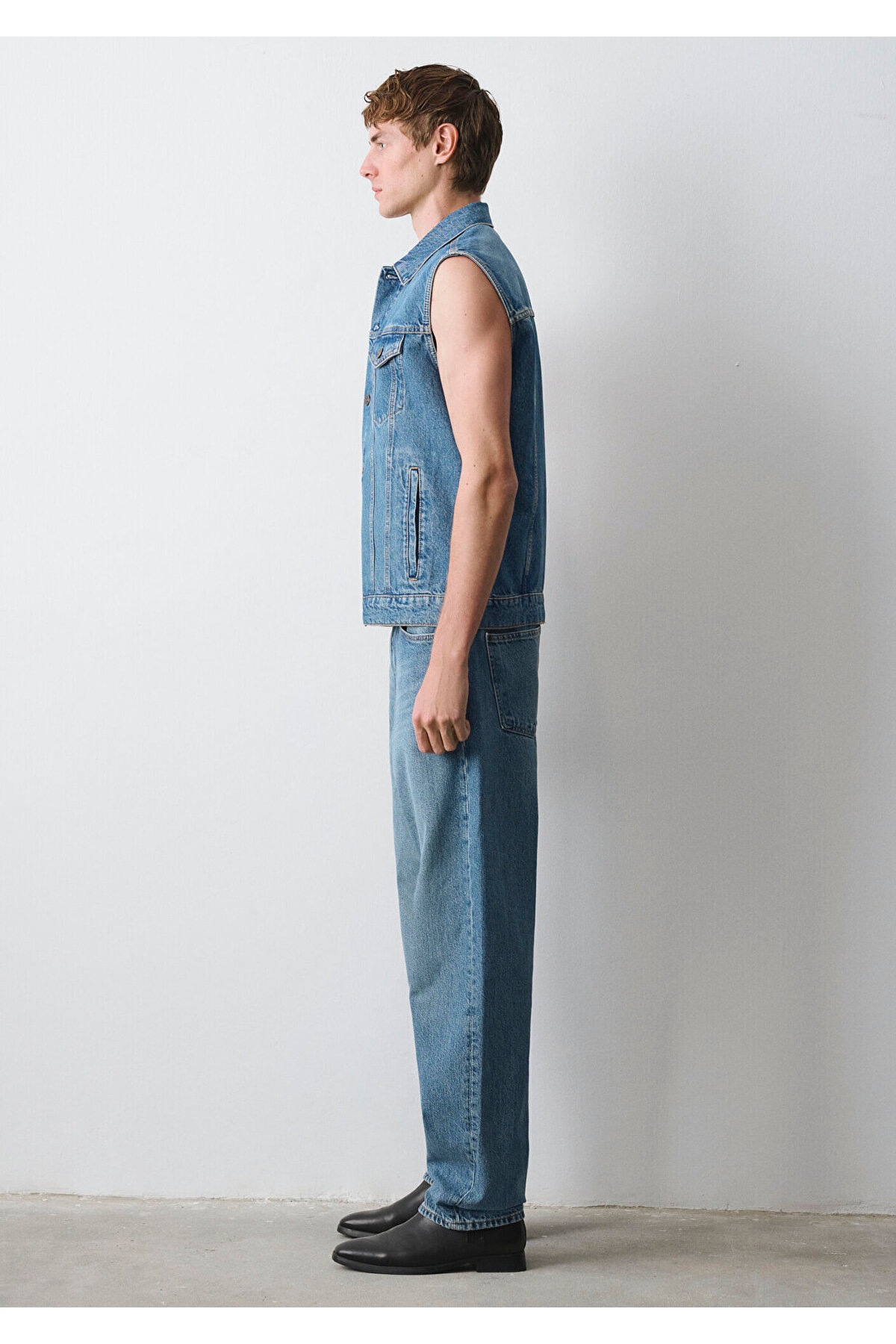 Mavi Russell Classic Denim Indigo Mavisi Jean Yelek Regular Fit / Normal Kesim 0111783-89135 görsel 6