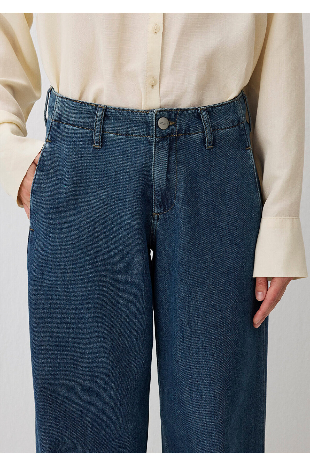 Mavi Maribel Edition Puslu Indigo Mavisi Jean Pantolon 1012666-90558 görsel 6