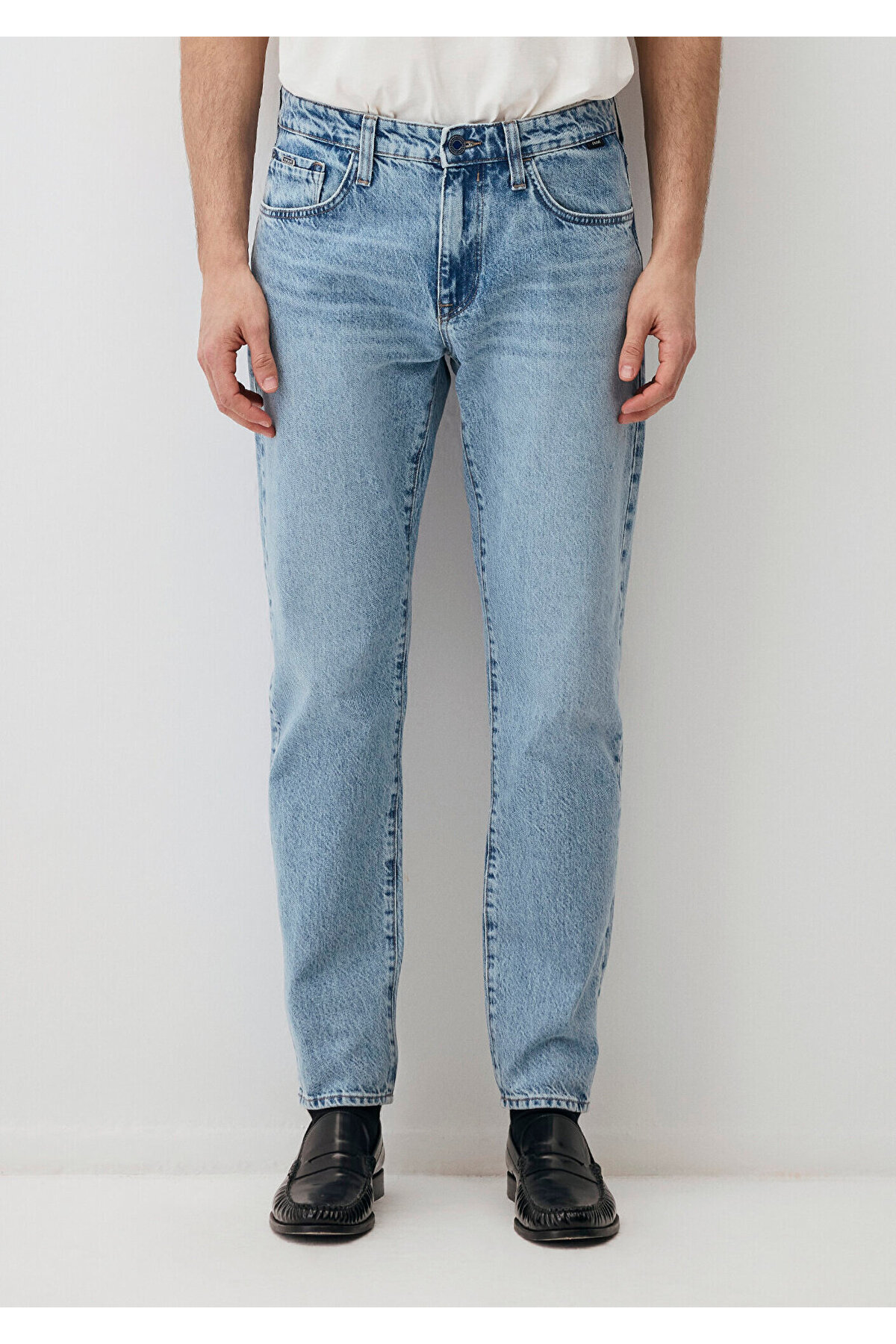 Mavi London Premium Blue Açık Jean Pantolon 0010172-89642 görsel 5