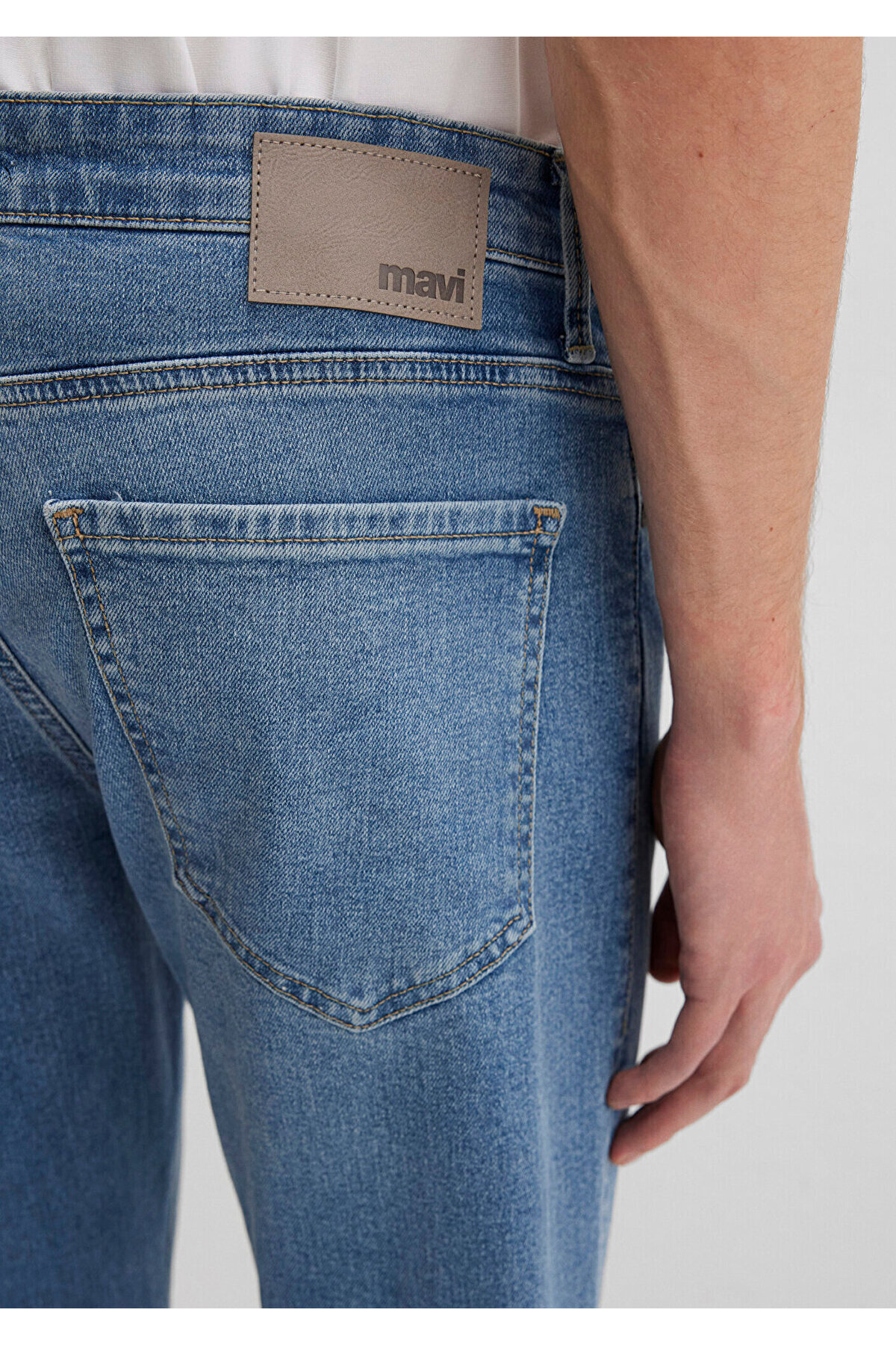 Mavi Hunter 90lar Puslu Vintage Açık Mavi Jean Pantolon 0020289268 görsel 7