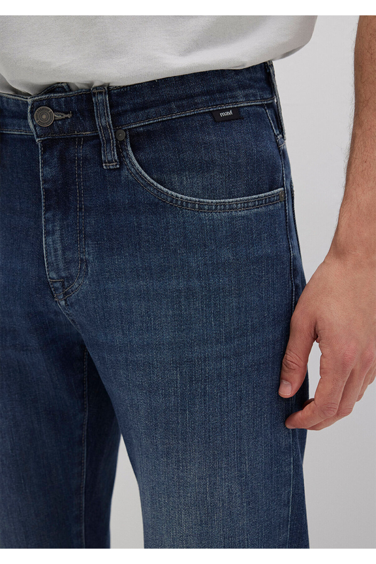 Mavi Marcus Premium Vintage Koyu Jean Pantolon 0035190652 görsel 5