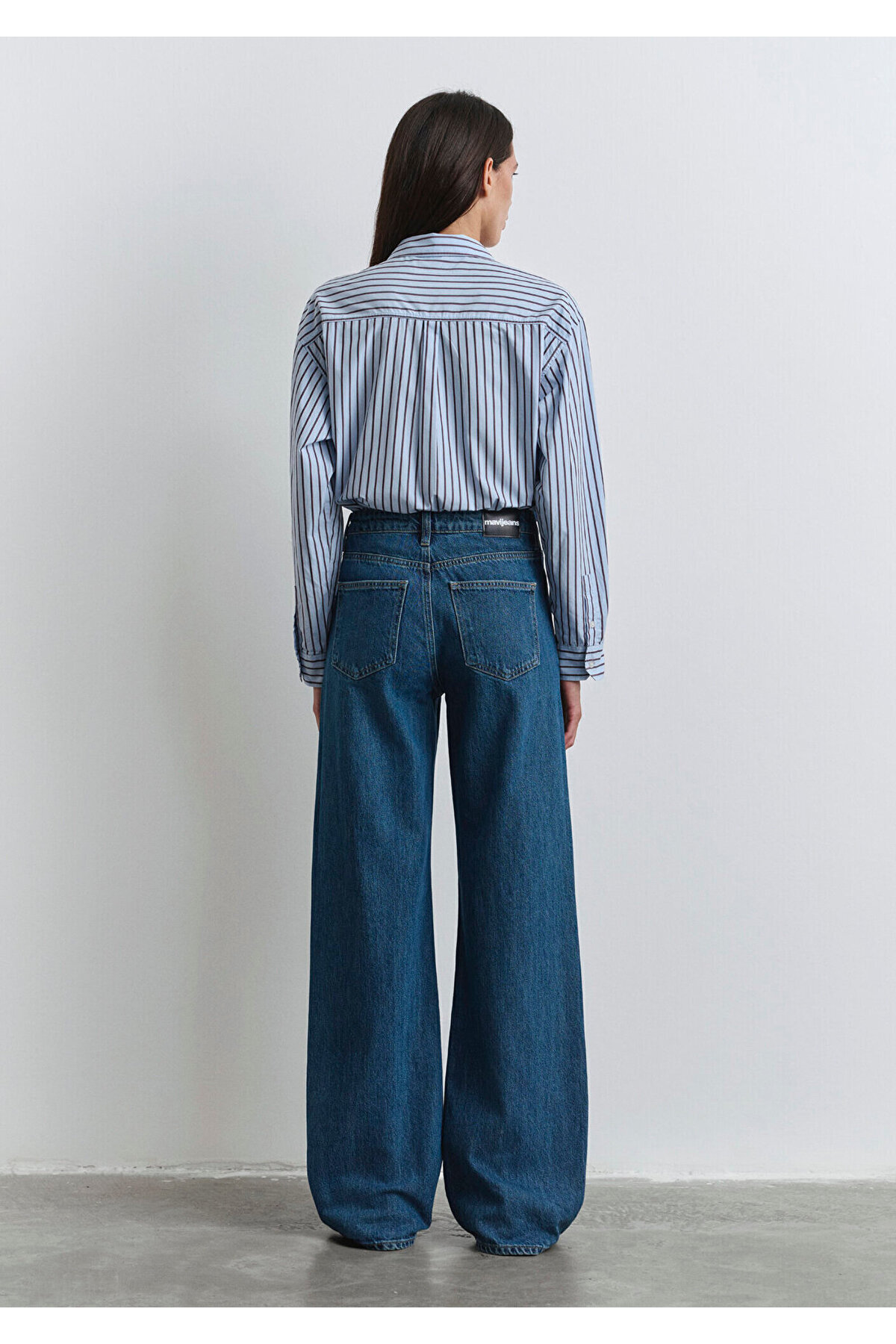 Mavi Malibu Iconic Puslu Koyu Jean Pantolon 1010152-90516 görsel 5