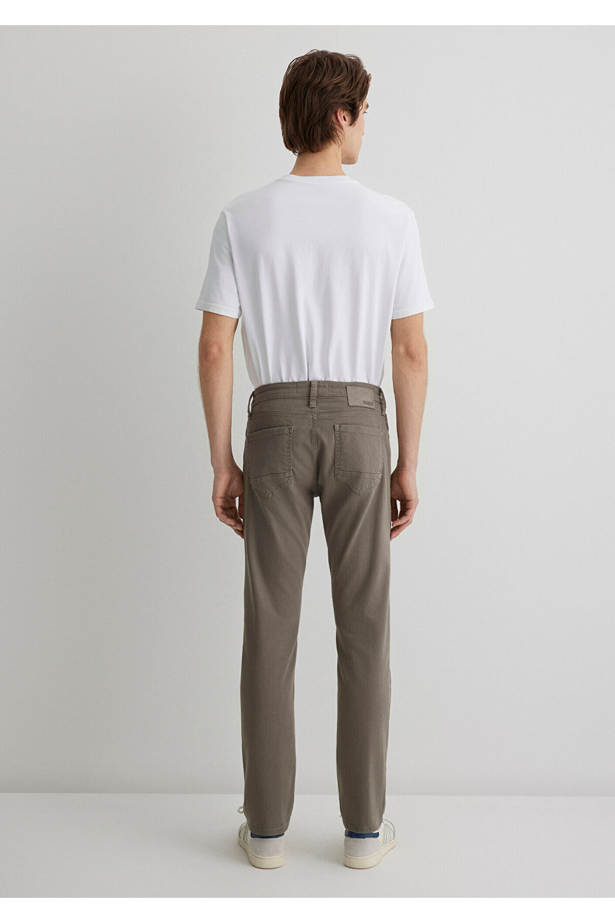 Mavi Marcus Puslu Zeytin Yeşili Comfort Gabardin Pantolon 0035188050 görsel 4