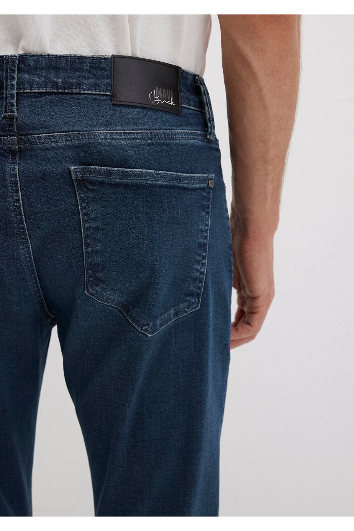 Mavi Marcus Lux Black Puslu Koyu Mavi Jean Pantolon 0035189351 görsel 7