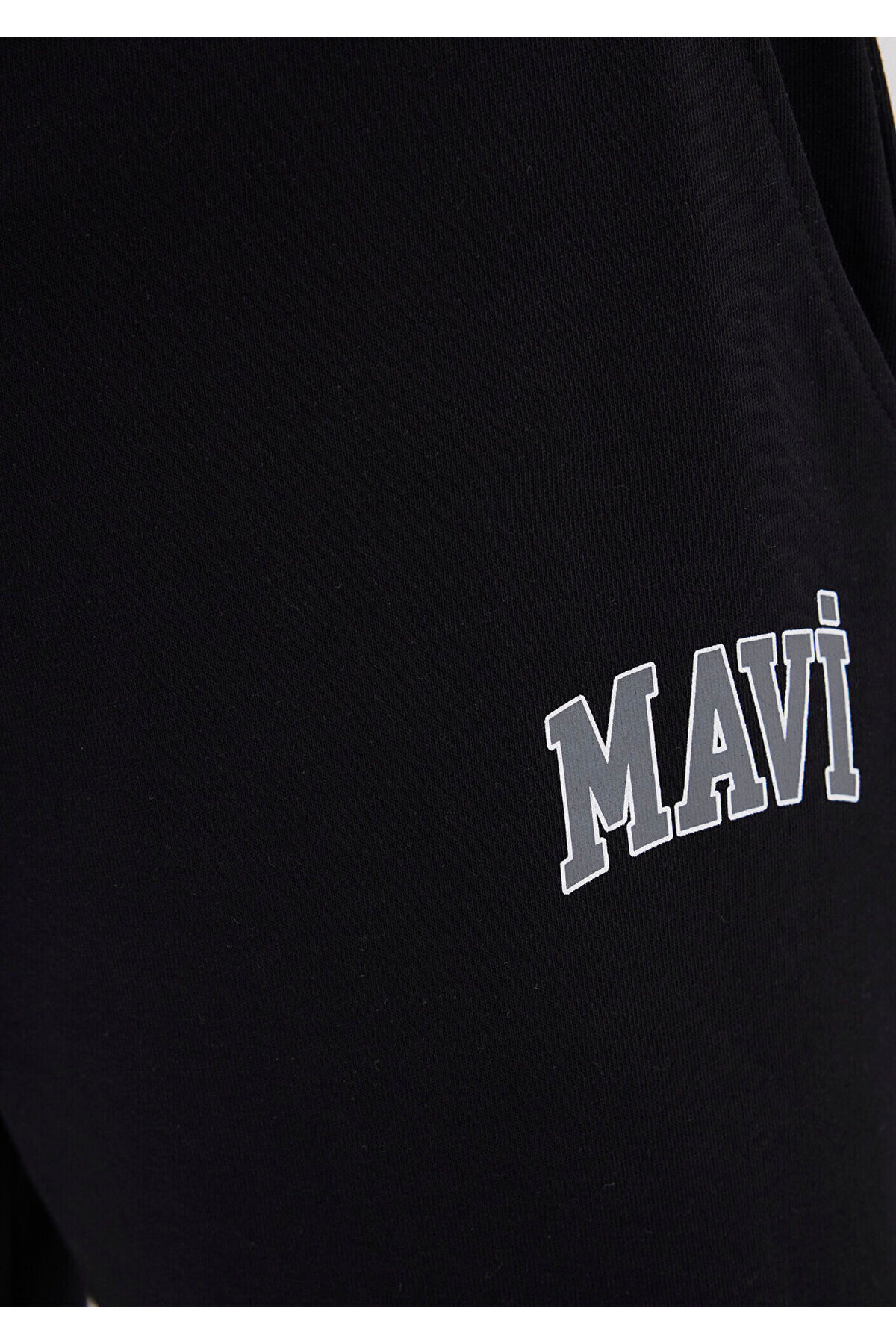 Mavi Logo Baskılı Siyah Şort 0410224-900 görsel 8