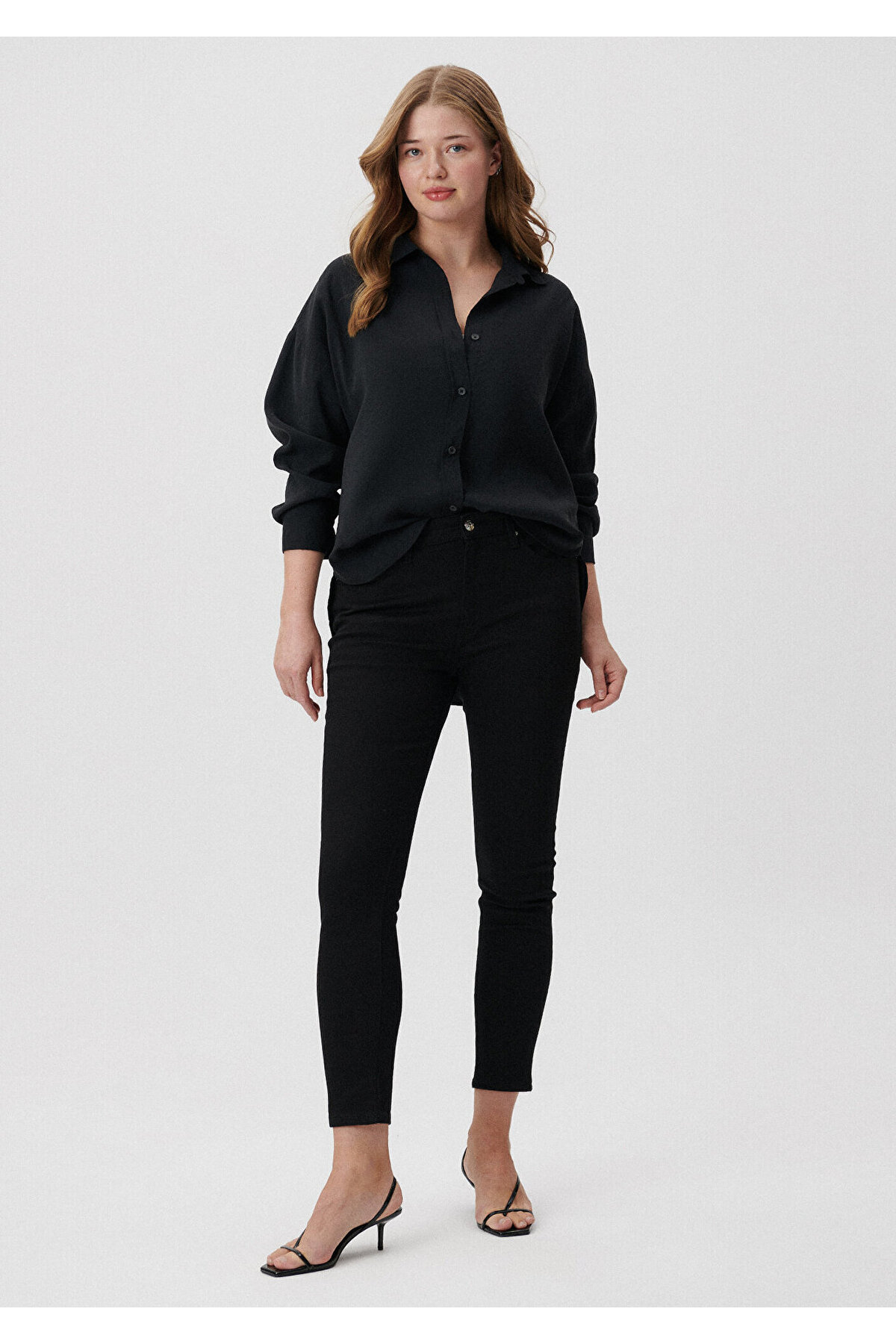 Mavi Marlie Everday Siyah Jean Pantolon 101339-85945 görsel 3
