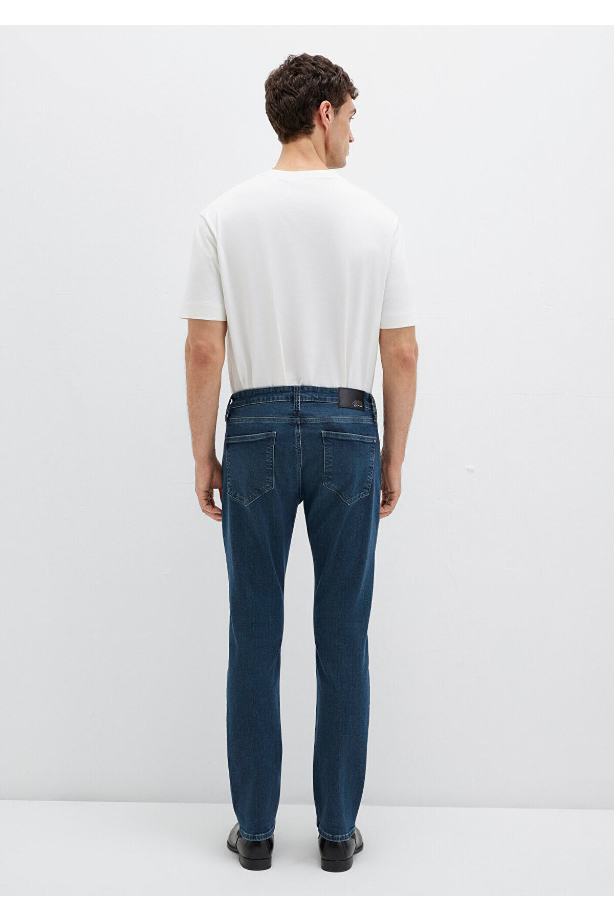 Mavi Marcus Lux Black Puslu Koyu Mavi Jean Pantolon 0035189351 görsel 4