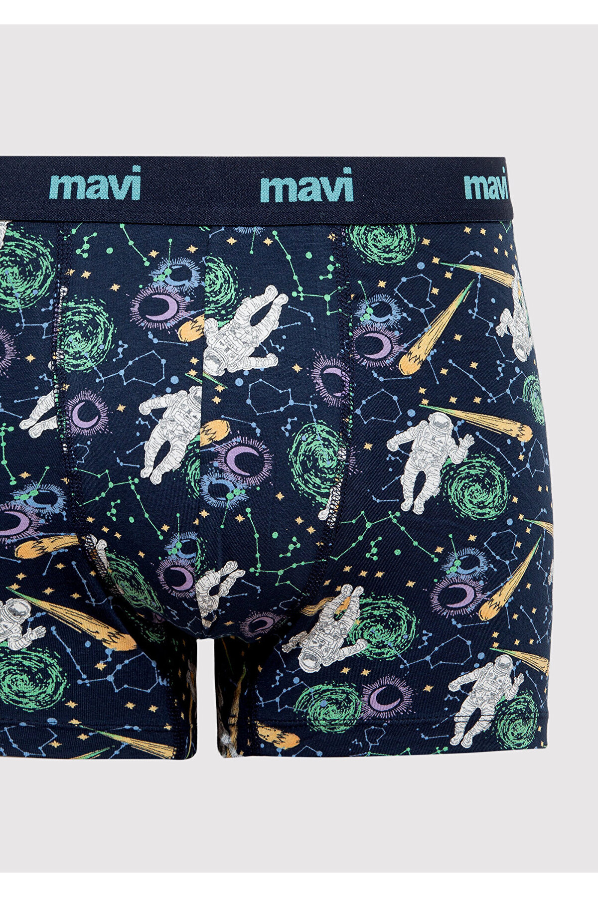 Mavi Baskılı Lacivert Boxer 0910741-70695 görsel 2
