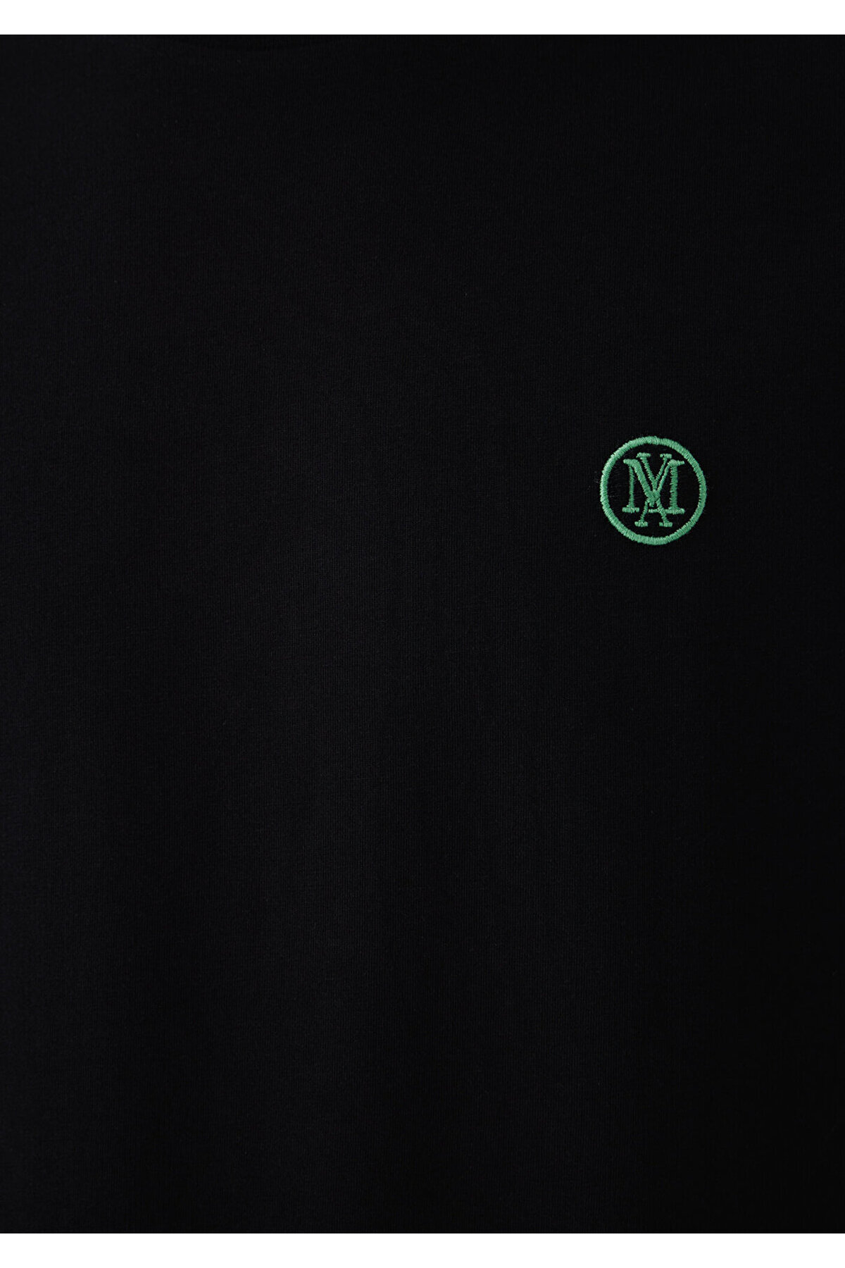 Mavi Logo İşlemeli Siyah Basic Tişört Loose Fit / Bol Rahat Kesim 067074-900 görsel 7