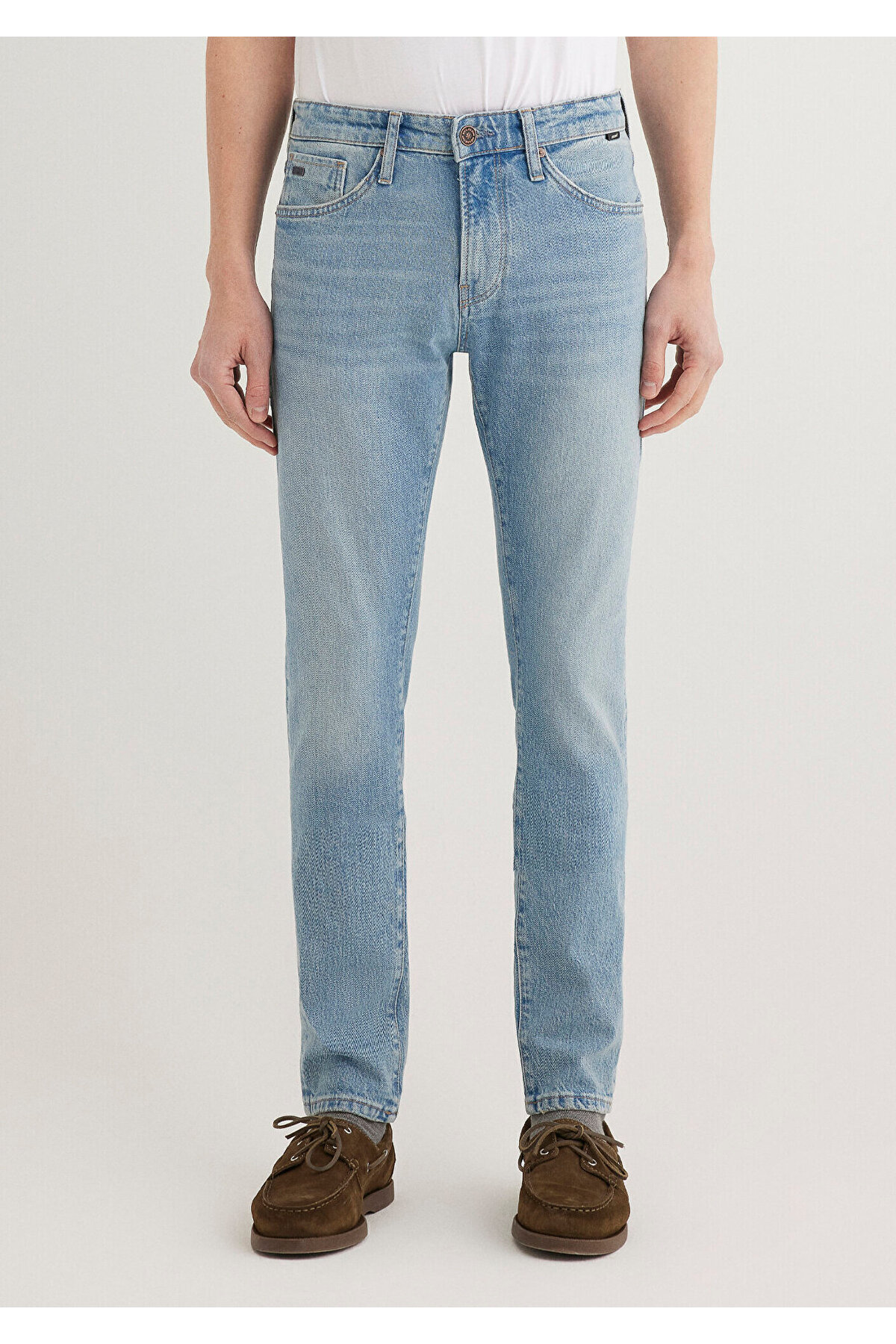 Mavi James Classic Denim Puslu Açık Jean Pantolon 0042486407 görsel 3