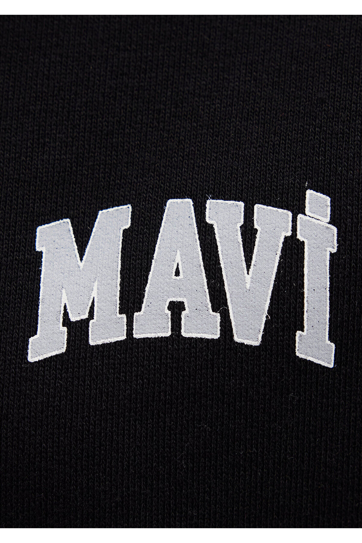 Mavi Logo Baskılı Kapüşonlu Fermuarlı Siyah Sweatshirt 1S10178-900 görsel 7