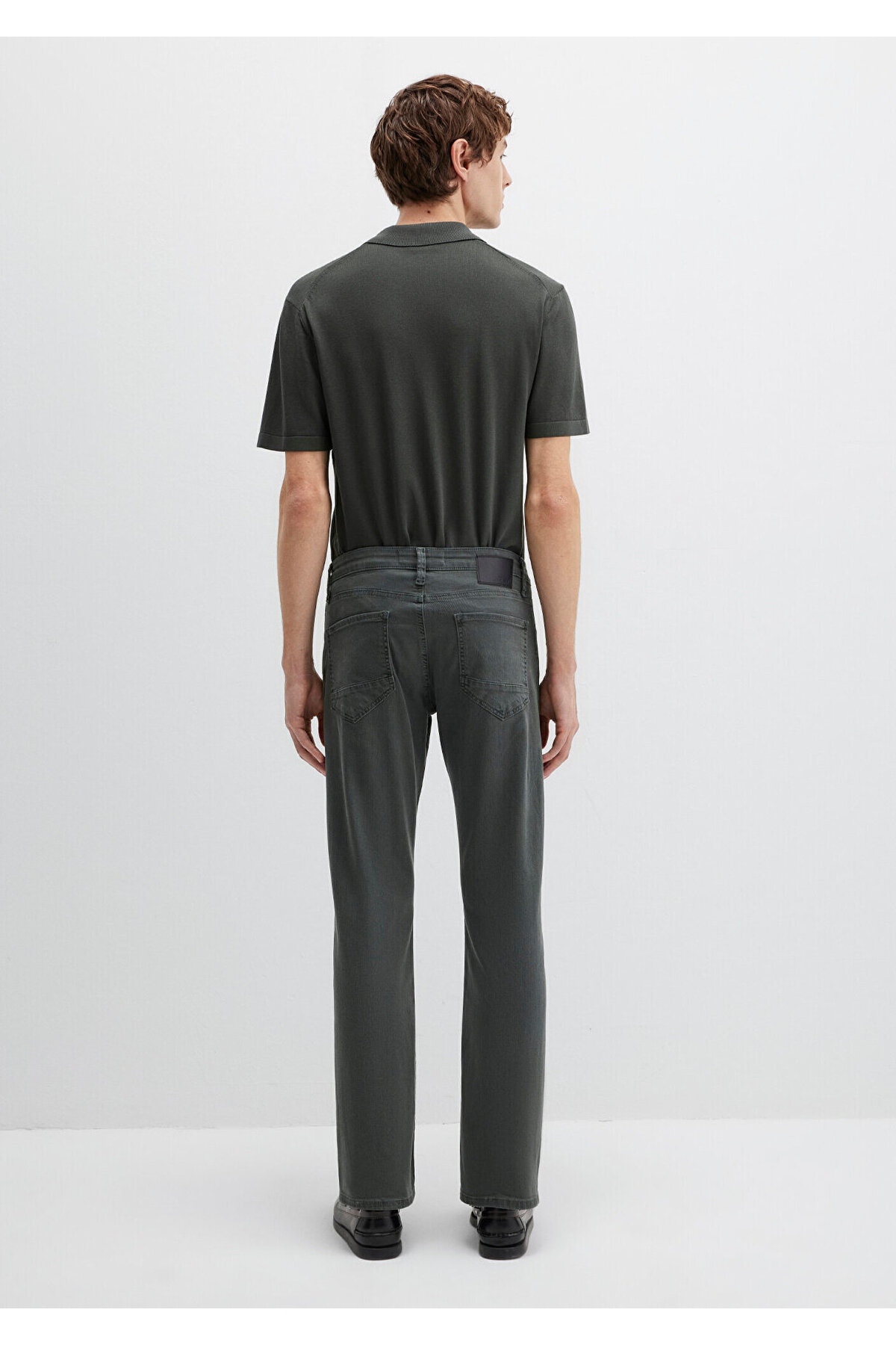 Mavi Hunter Yosun Yeşili Comfort Gabardin Pantolon 0020285644 görsel 4
