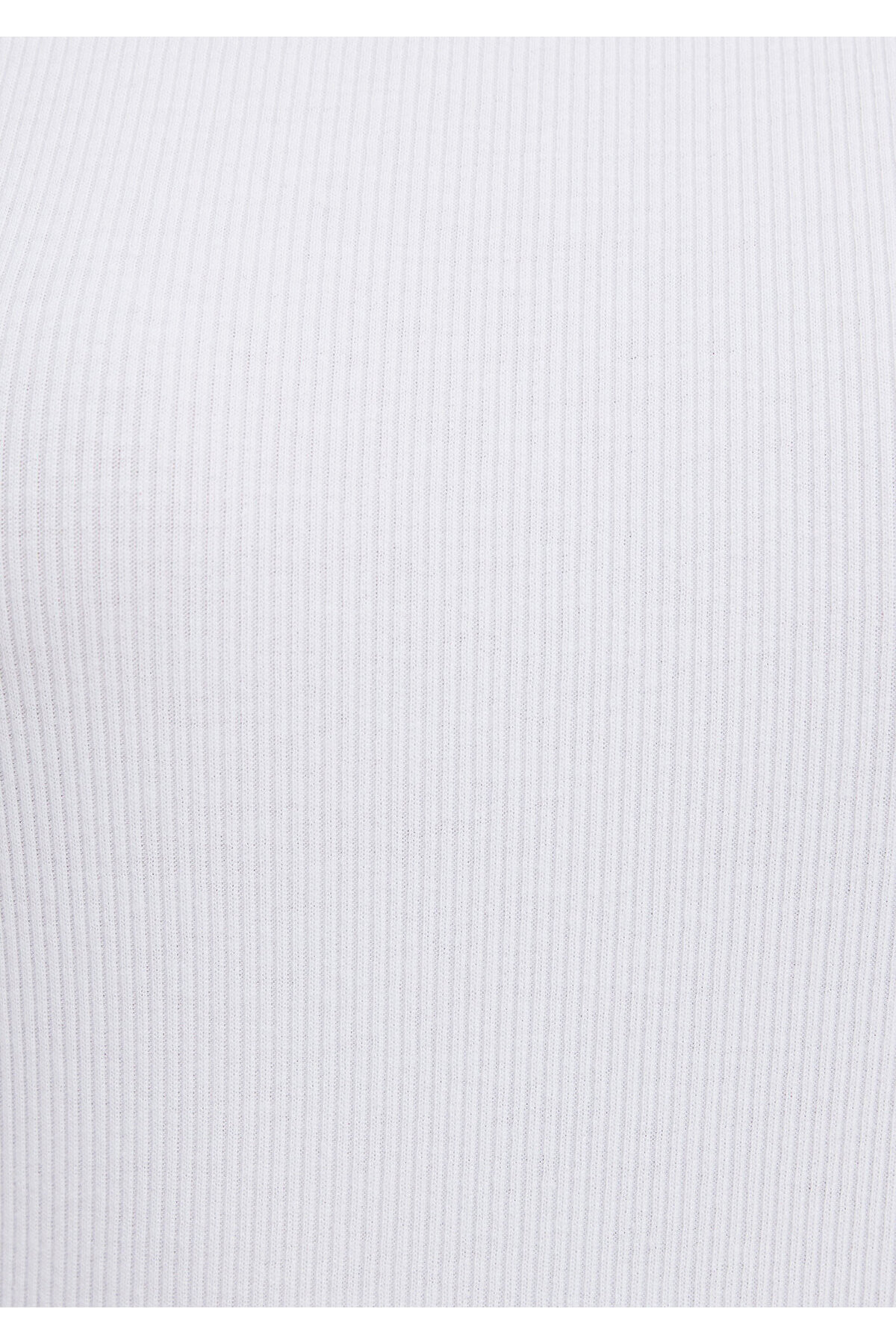 Mavi Halter Yaka Beyaz Basic Atlet Slim Fit / Dar Kesim 1612462-620 görsel 7