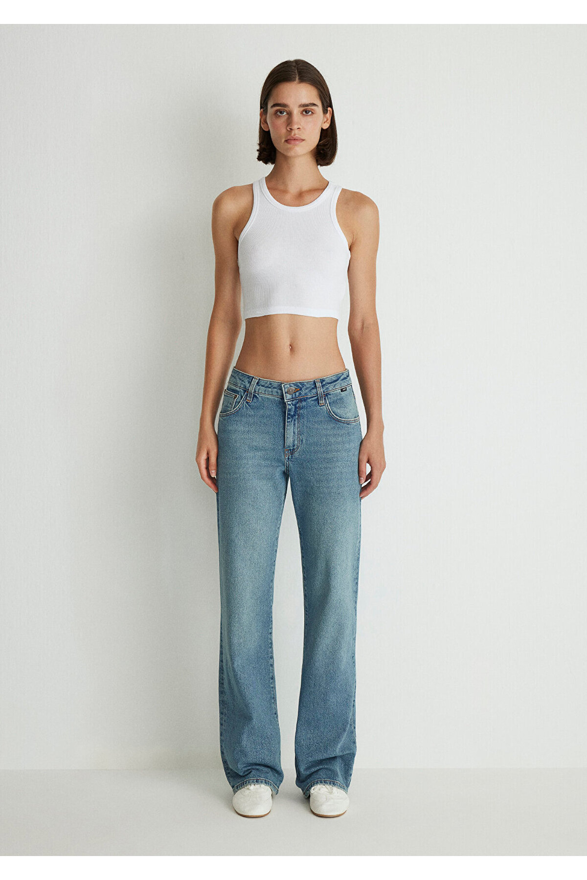 Mavi Ibiza Real Blue Gölgeli Açık Jean Pantolon 1010530-88460 görsel 7