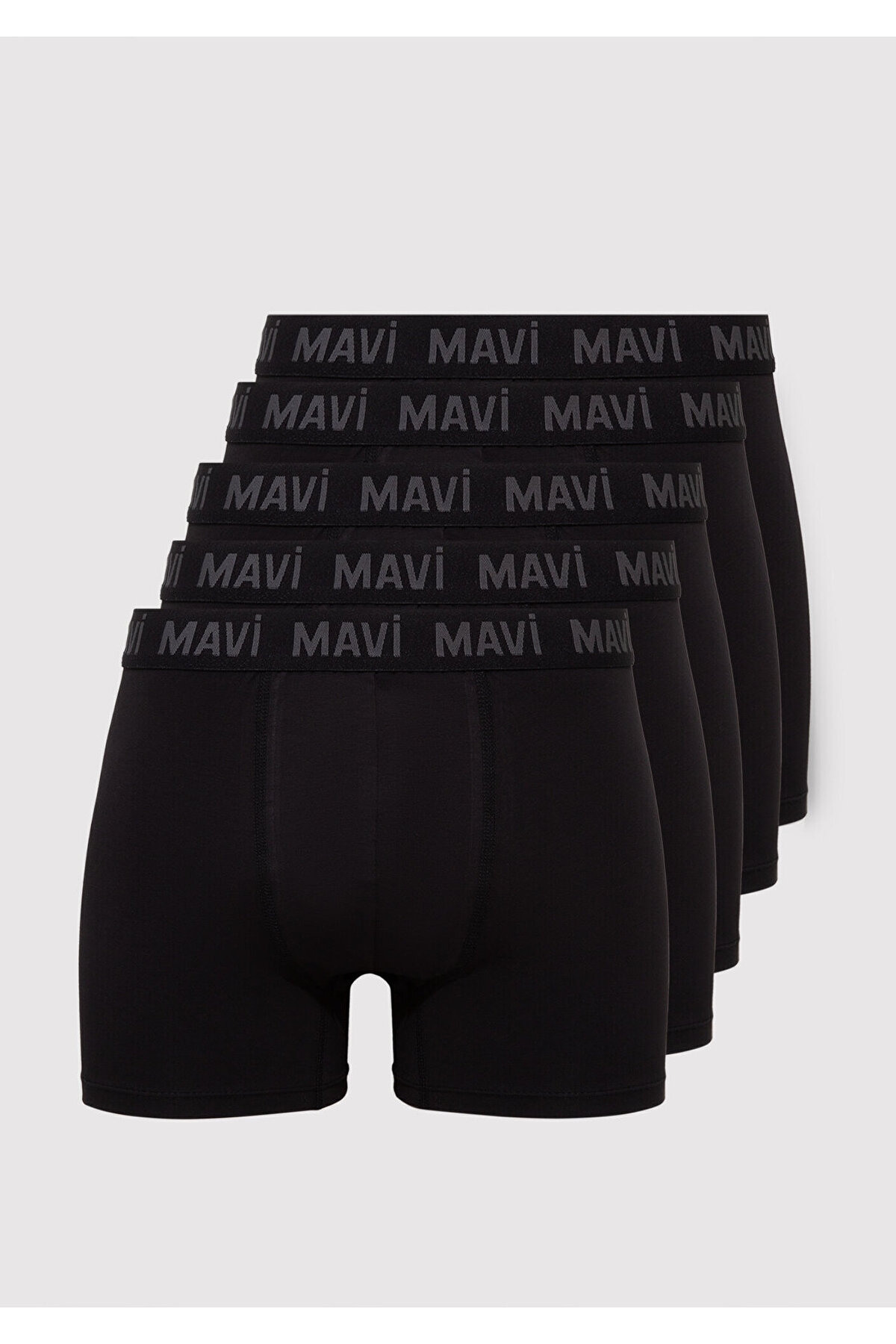 Mavi 5li Siyah Basic Boxer 0911238-900