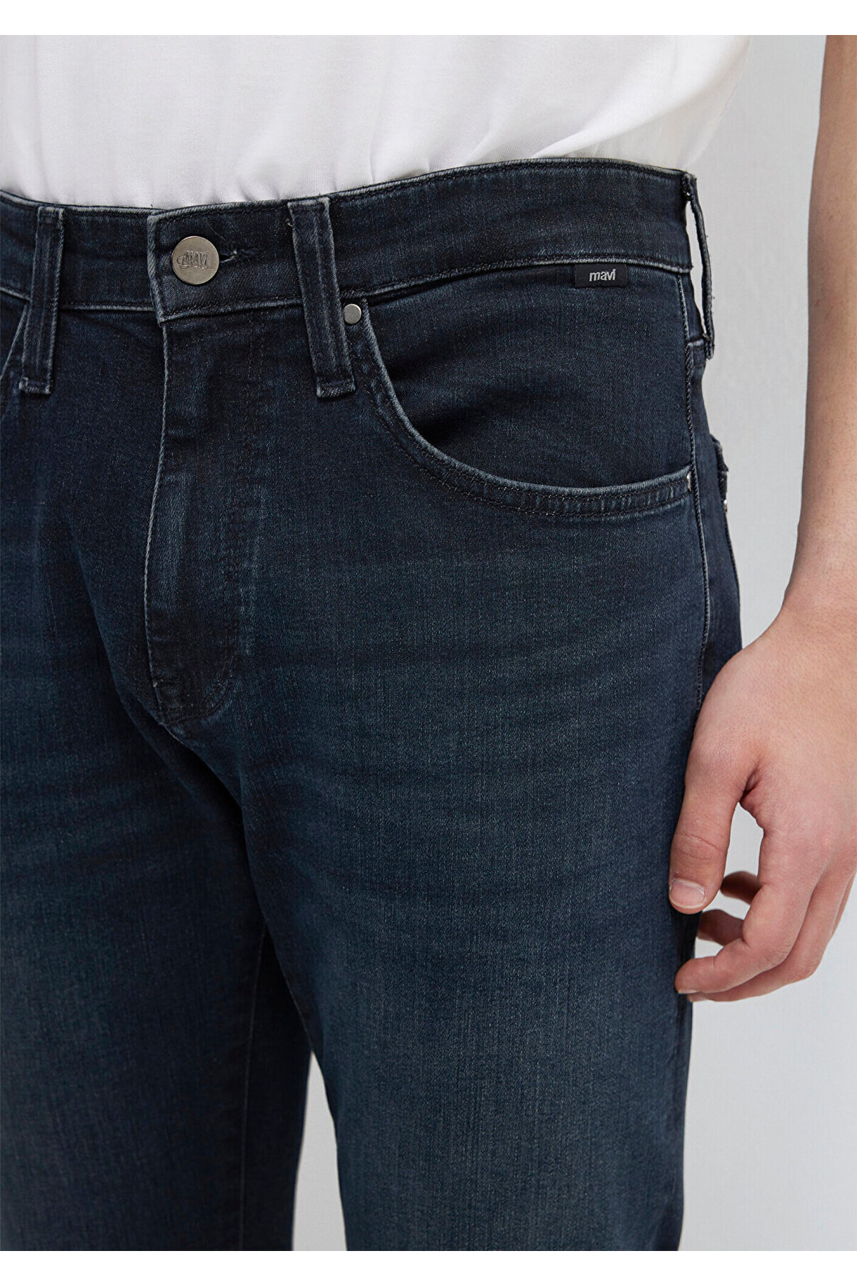 Mavi Jake Lux Black Puslu Vintage Koyu Mavi Jean Pantolon 0042287868 görsel 7