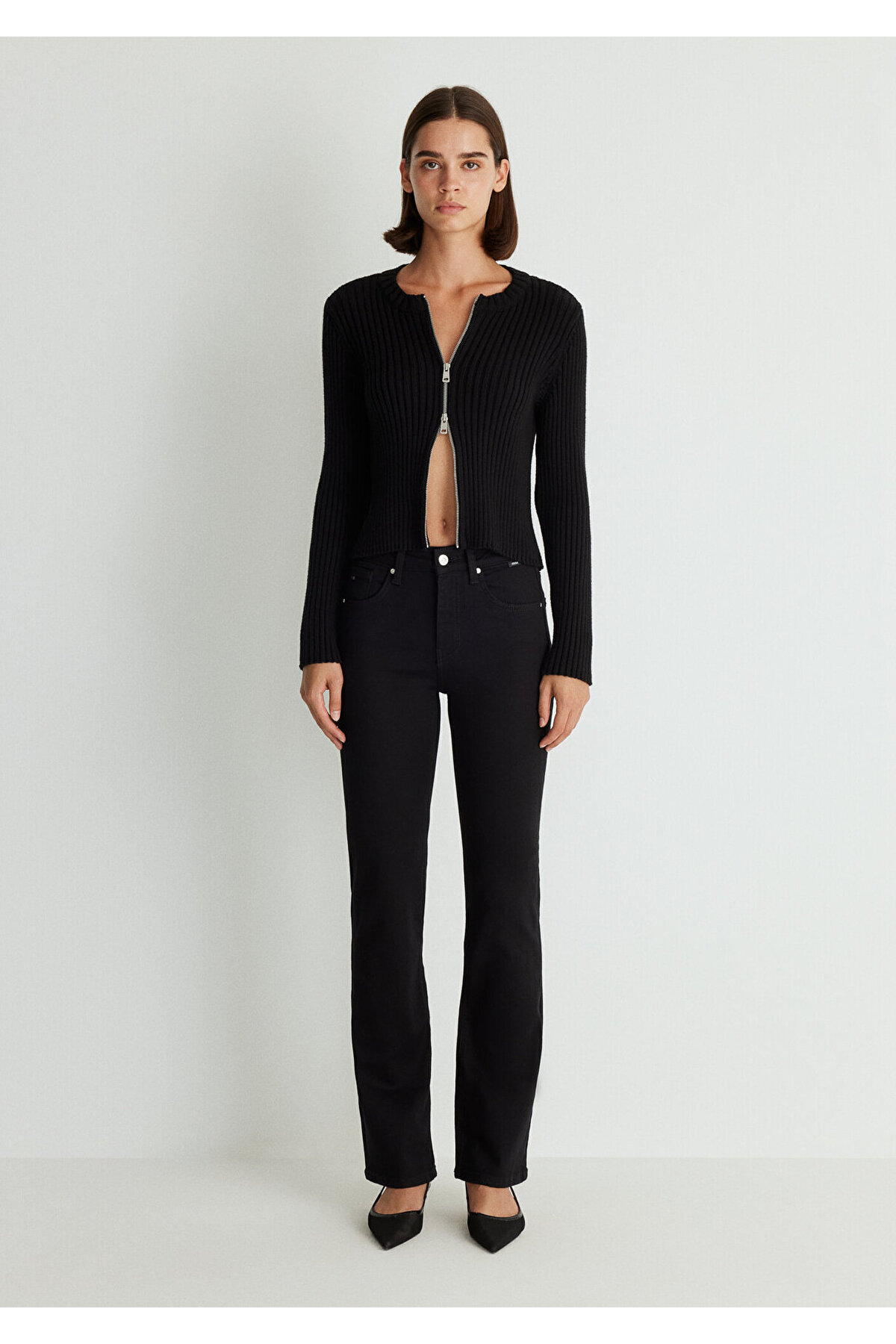 Mavi Maria Gold Shape Siyah Jean Pantolon 101225-80710 görsel 3
