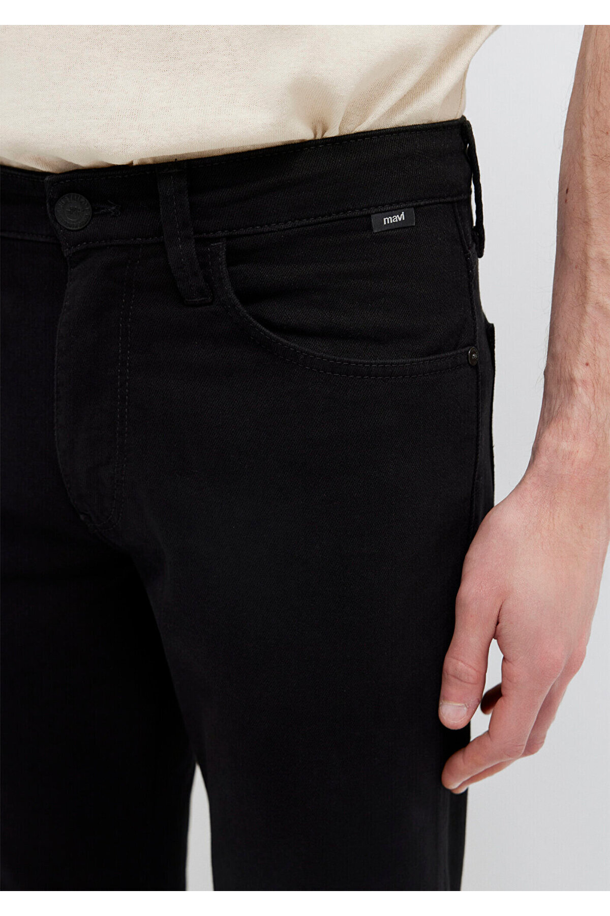 Mavi Hunter Siyah Comfort Jean Pantolon 0020216291 görsel 7