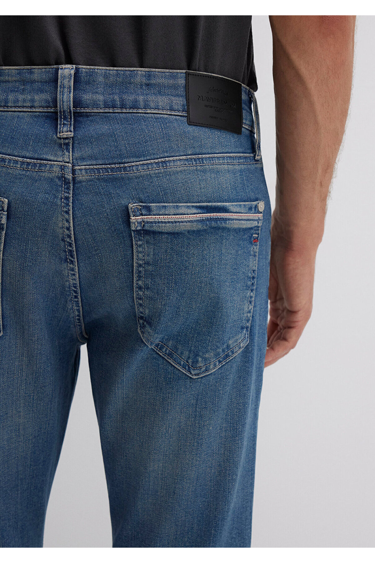 Mavi Hunter Premium Puslu Indigo Mavisi Jean Pantolon 0020233454 görsel 7