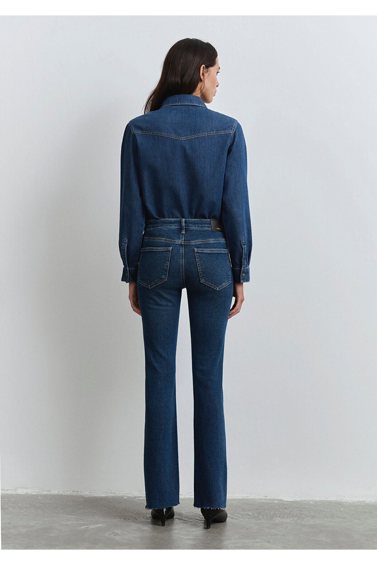 Mavi Maria Gold Shape Koyu Jean Pantolon 101225-80680 görsel 7