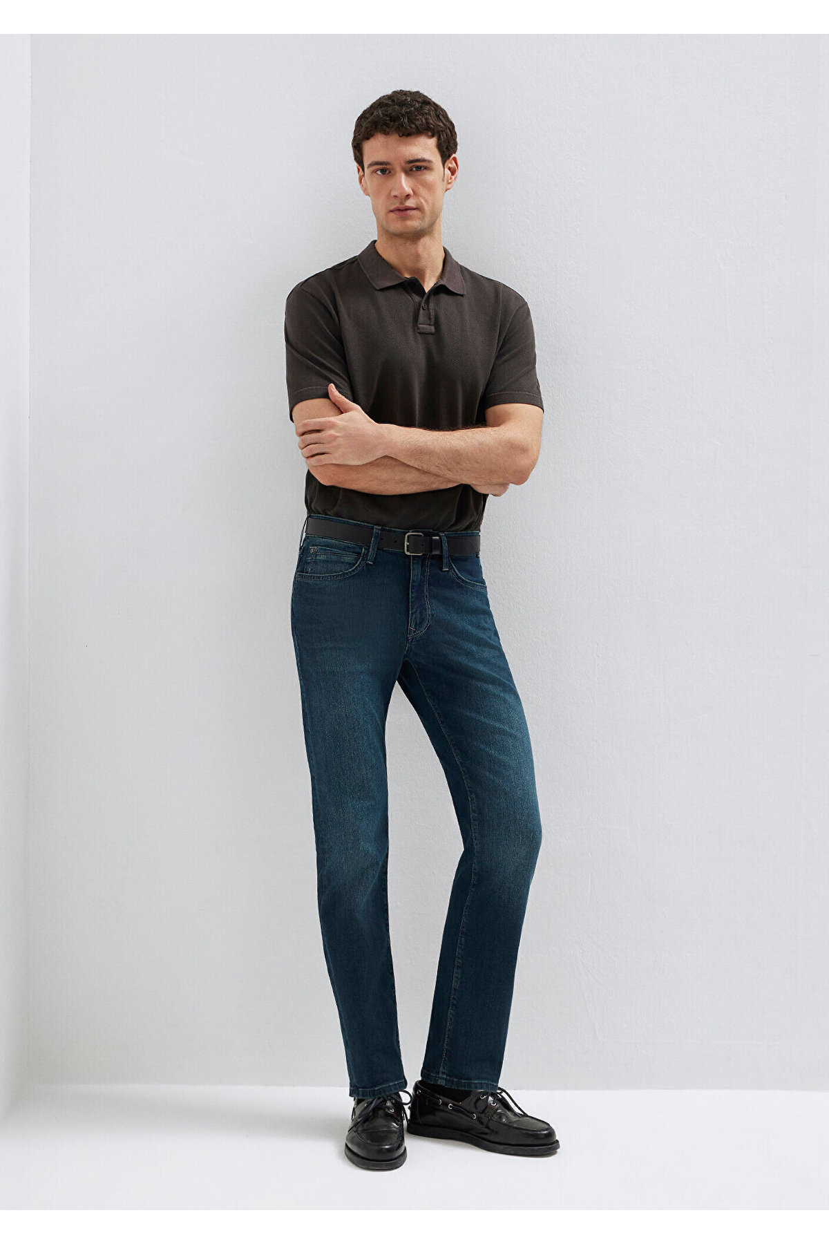 Mavi Hunter Premium Koyu Jean Pantolon 0020231266 görsel 2
