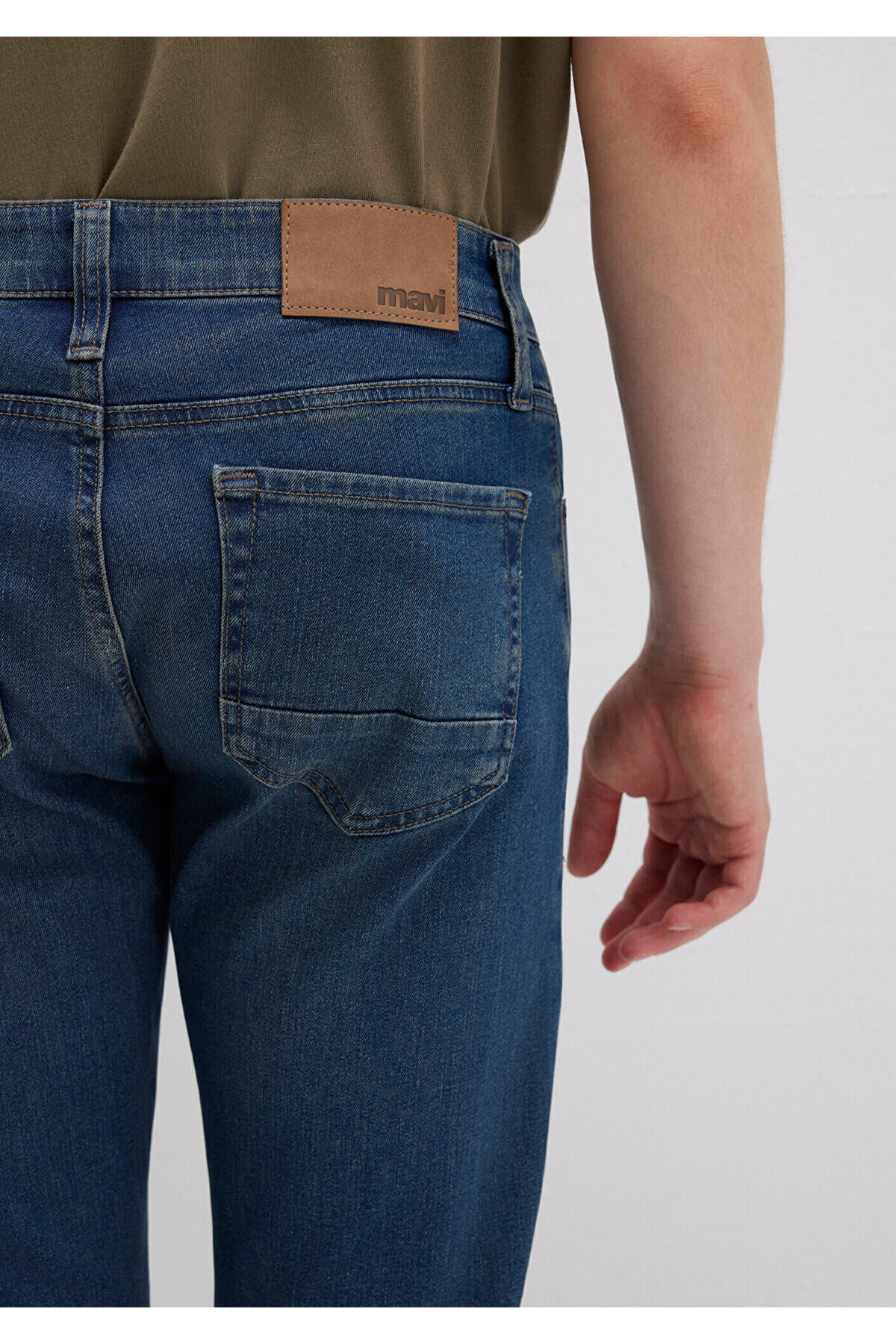 Mavi Jake Gölgeli İndigo Mavisi Jean Pantolon 8842222407 görsel 7