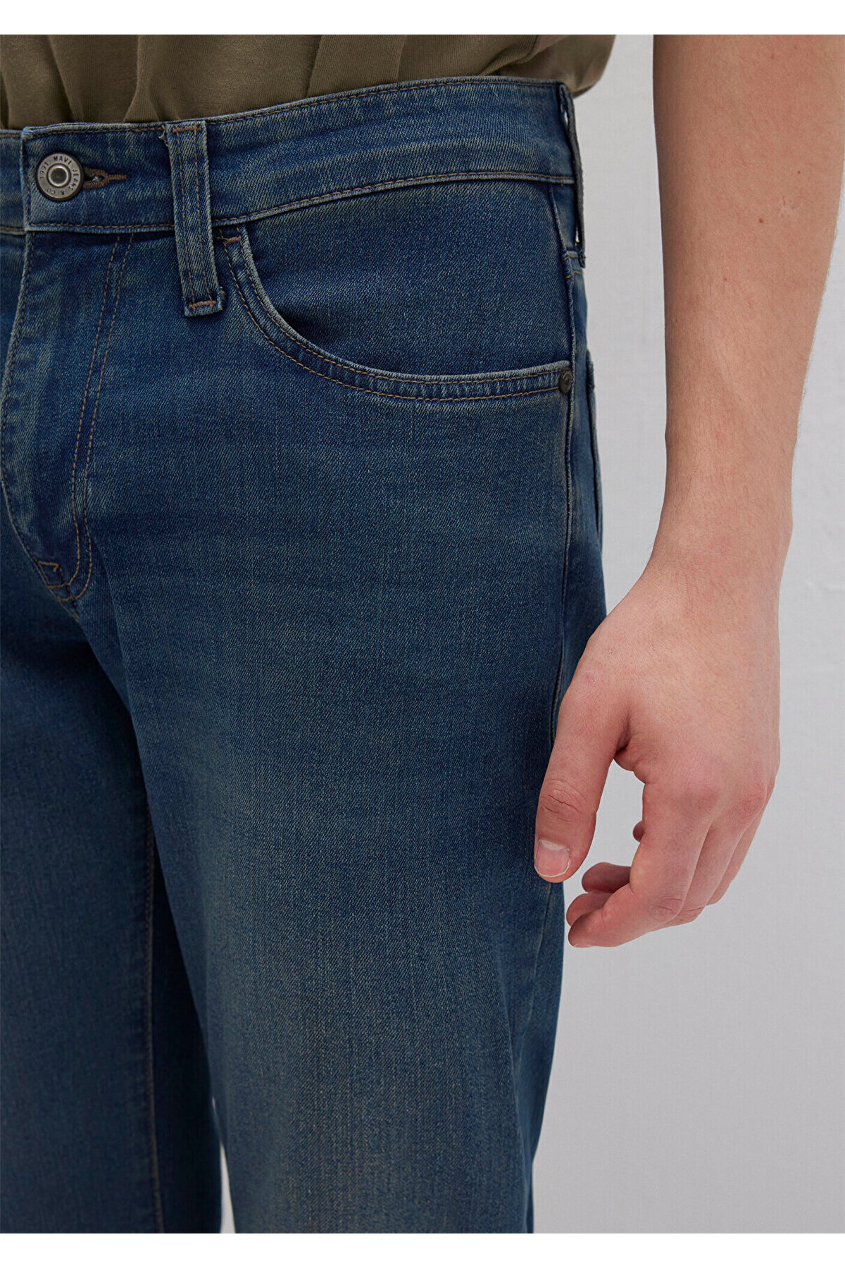 Mavi Jake Gölgeli İndigo Mavisi Jean Pantolon 8842222407 görsel 5