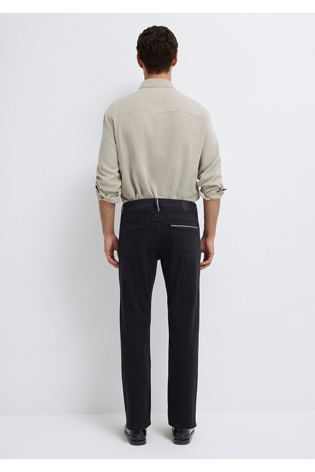 Mavi Hunter Premium Koyu Gri Gabardin Pantolon 0020218775 görsel 5