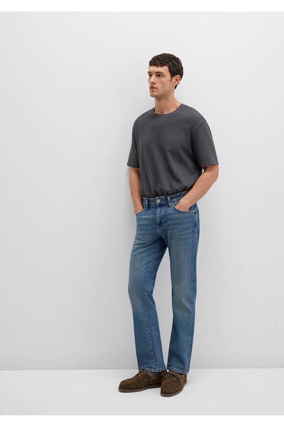 Mavi Hunter Premium Puslu Indigo Mavisi Jean Pantolon 0020233454 görsel 2