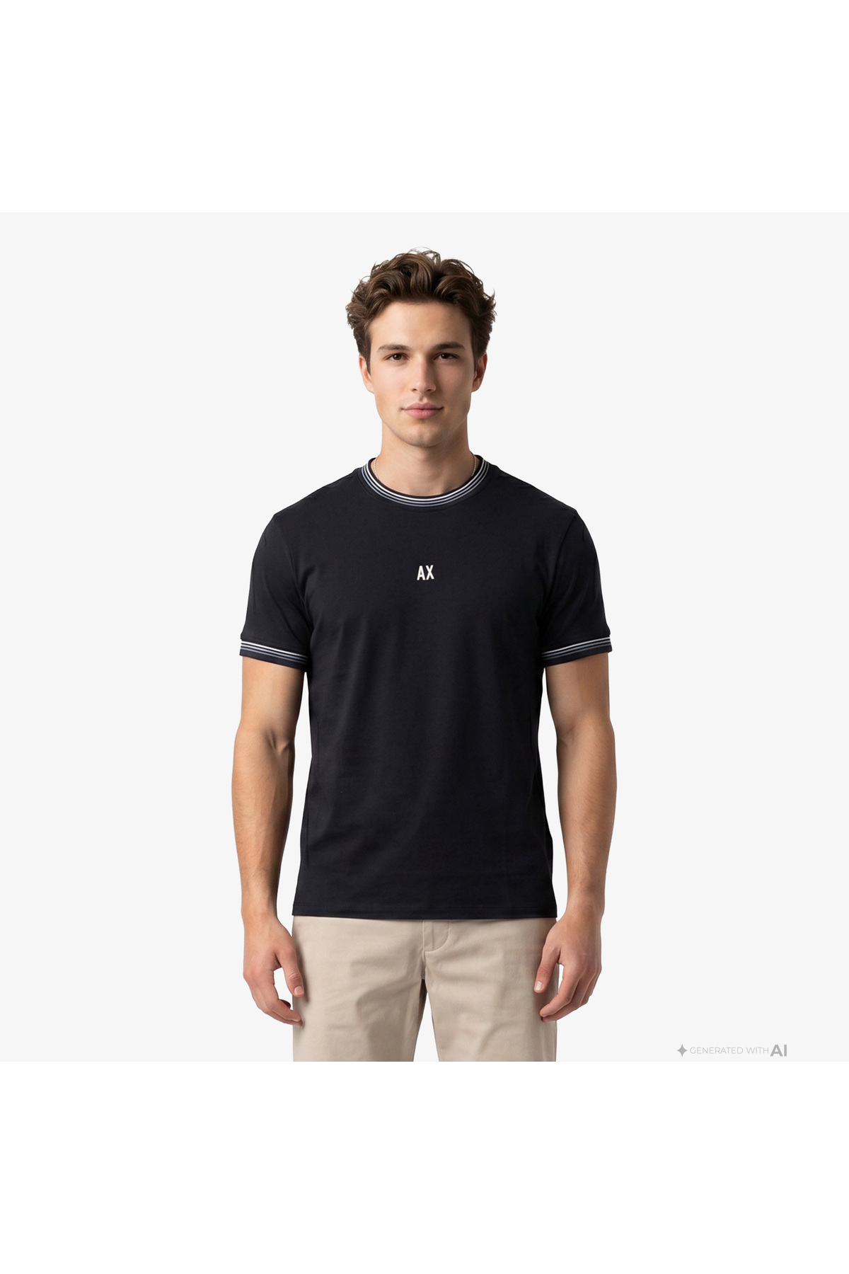 تی‌شرت سرمه‌ای مردانه آرمانی اکسچنج تی شرت Armani Exchange