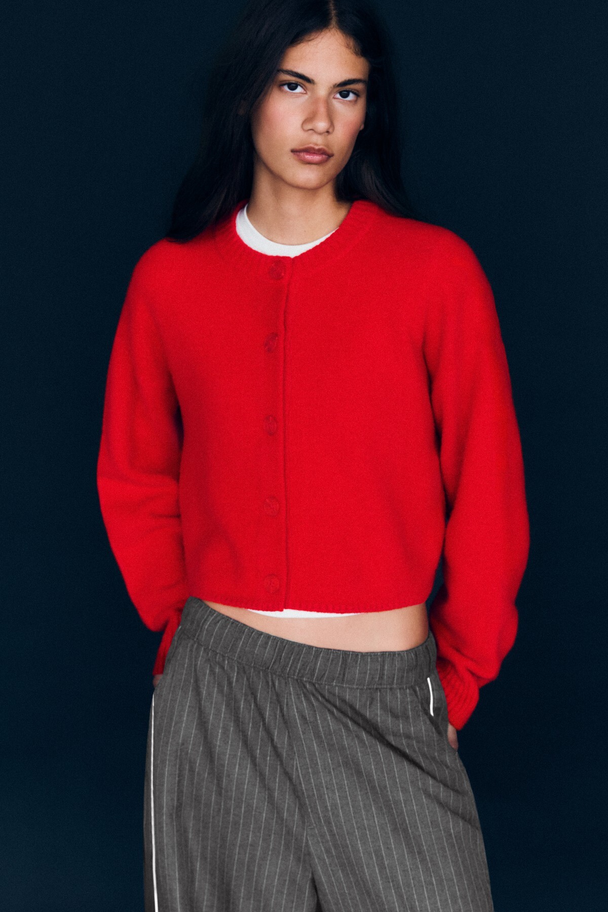 Bershka Soft touch bisiklet yaka ceket