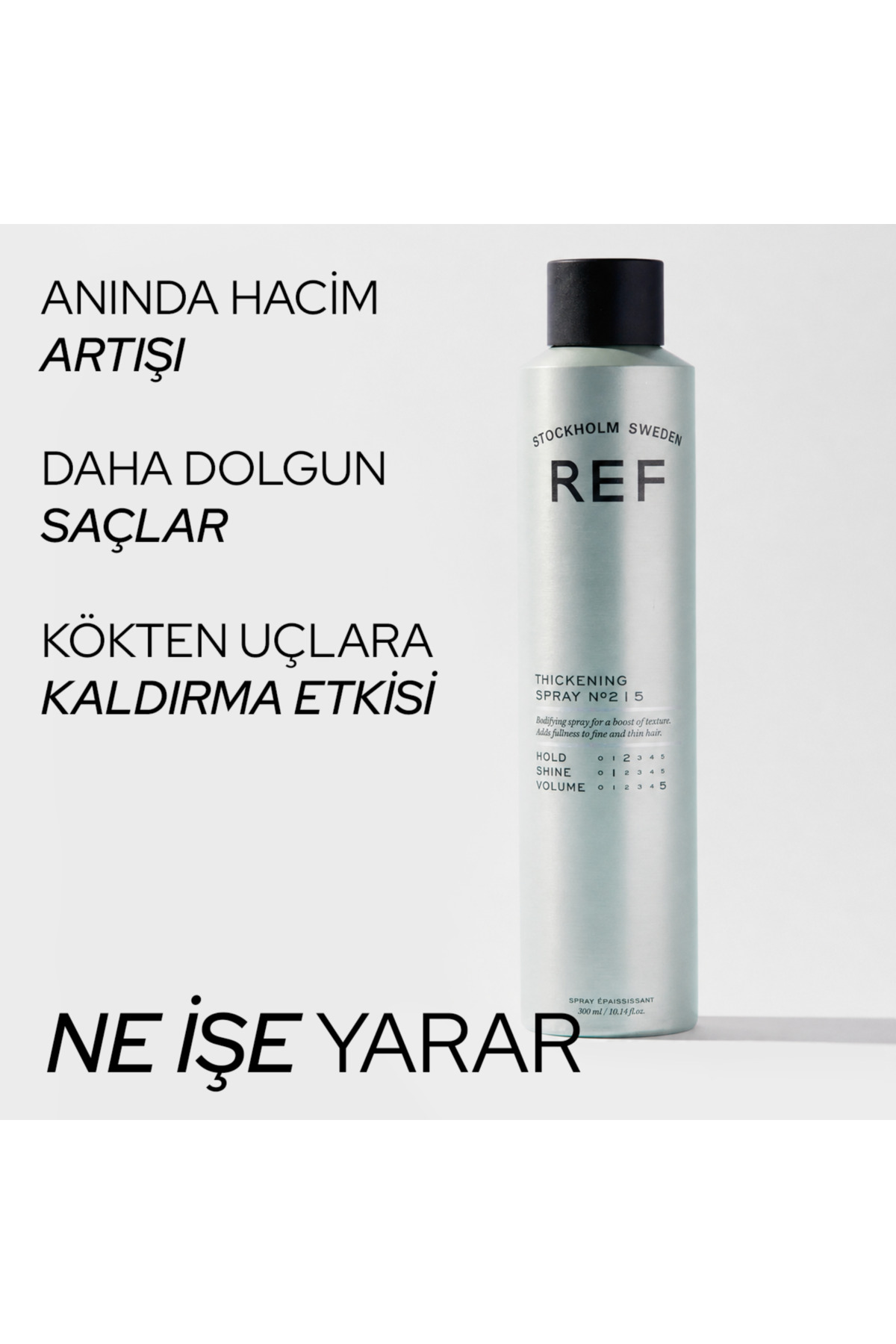 Thıckenıng Spray N°215 300 Ml Ince Telli Saçlar Için Yoğunlaştırıcı Sprey — REF31250 — تصویر 3 از 5
