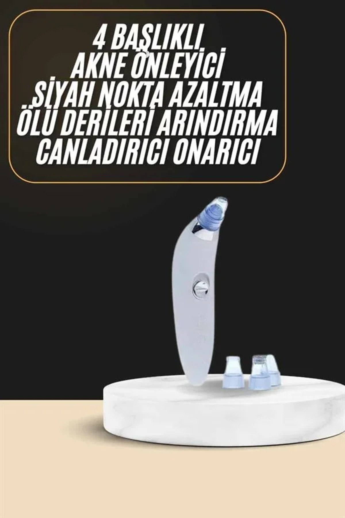 Genel Markalar جنرال مارک Siyah Nokta Temizleme Cihazı 4 Başlıklı Vakumlu Pilli Ölü Deri Arındırma — رنگارنگ GYM52602877