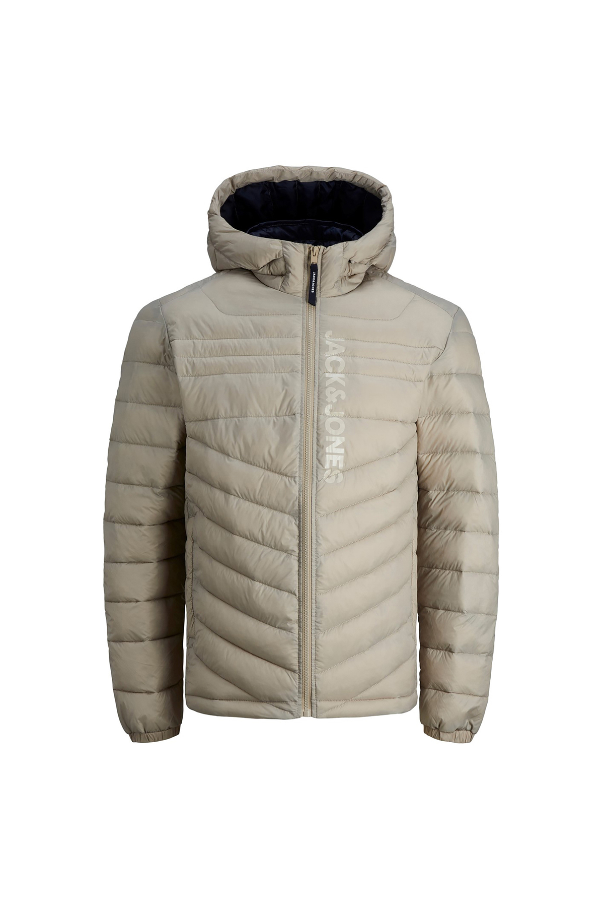 کت مردانه بژ Jjehero Puffer Hood Noos - کد 12211785 جک اند جونز کاپشن Jack & Jones