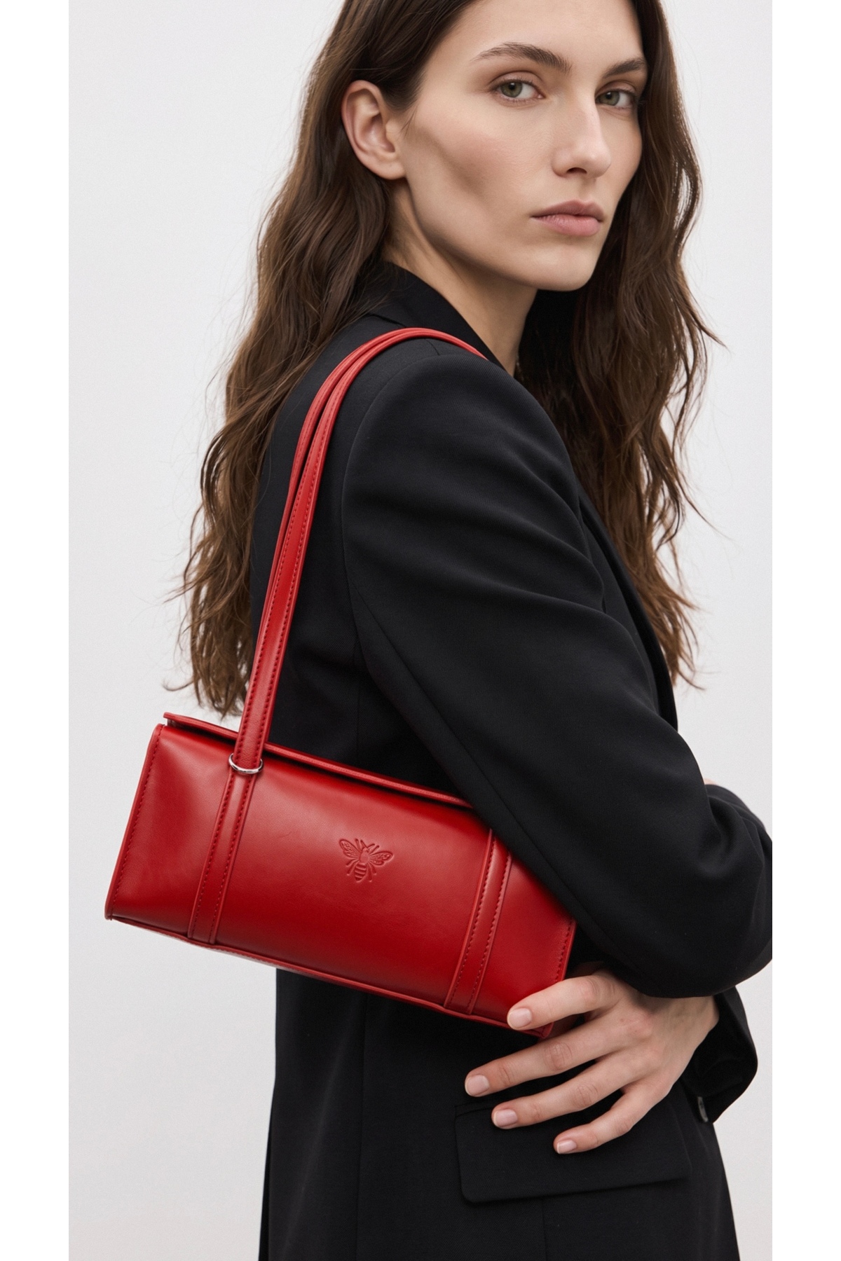BeeBlack Vera Model Mıknatıs Kapaklı Kadın Omuz Çantası / Şık Ve Modern Omuz Çantası