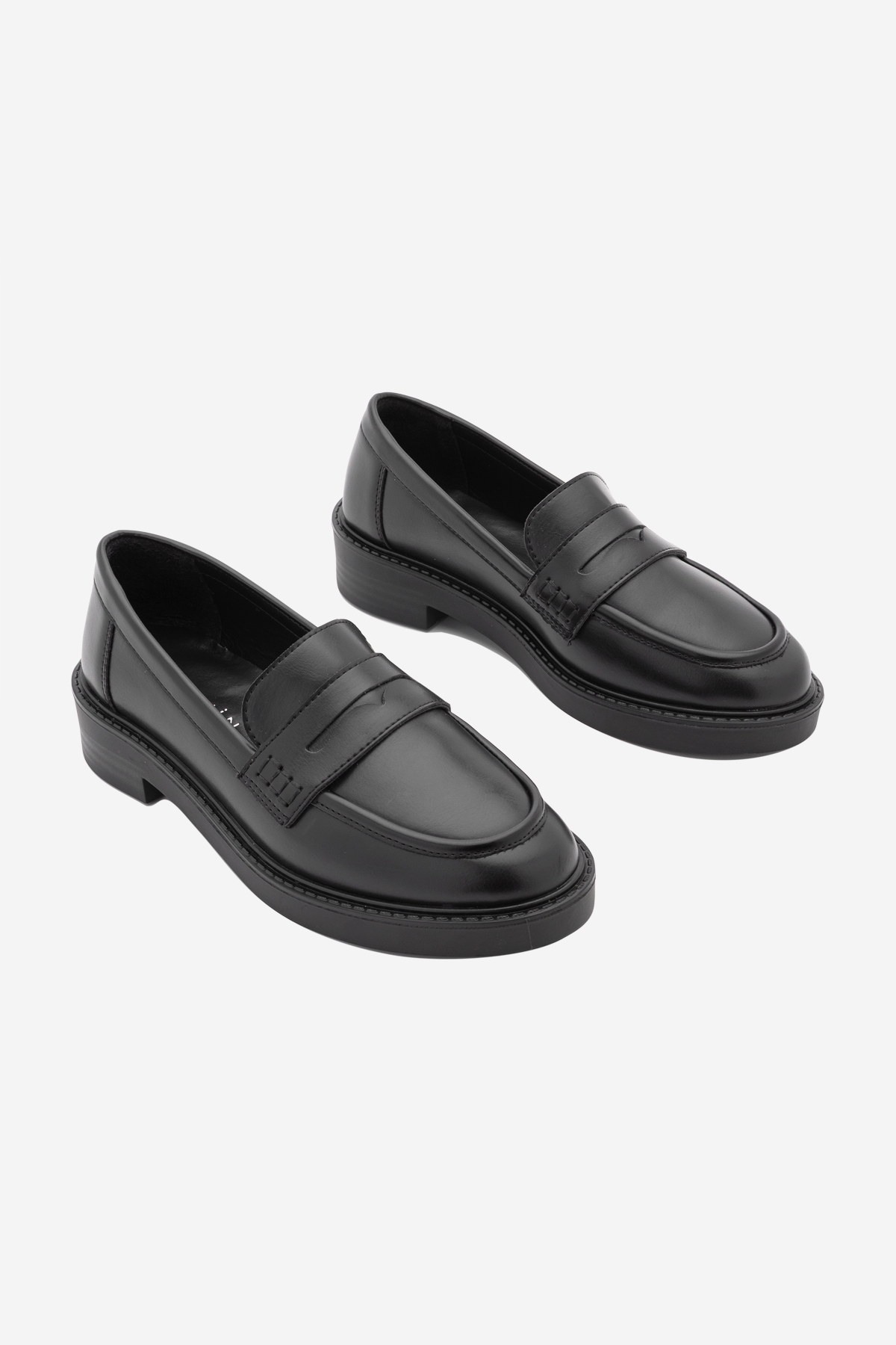Marjin Kadın Loafer Makosen Günlük Ayakkabı Andel Siyah görsel 5