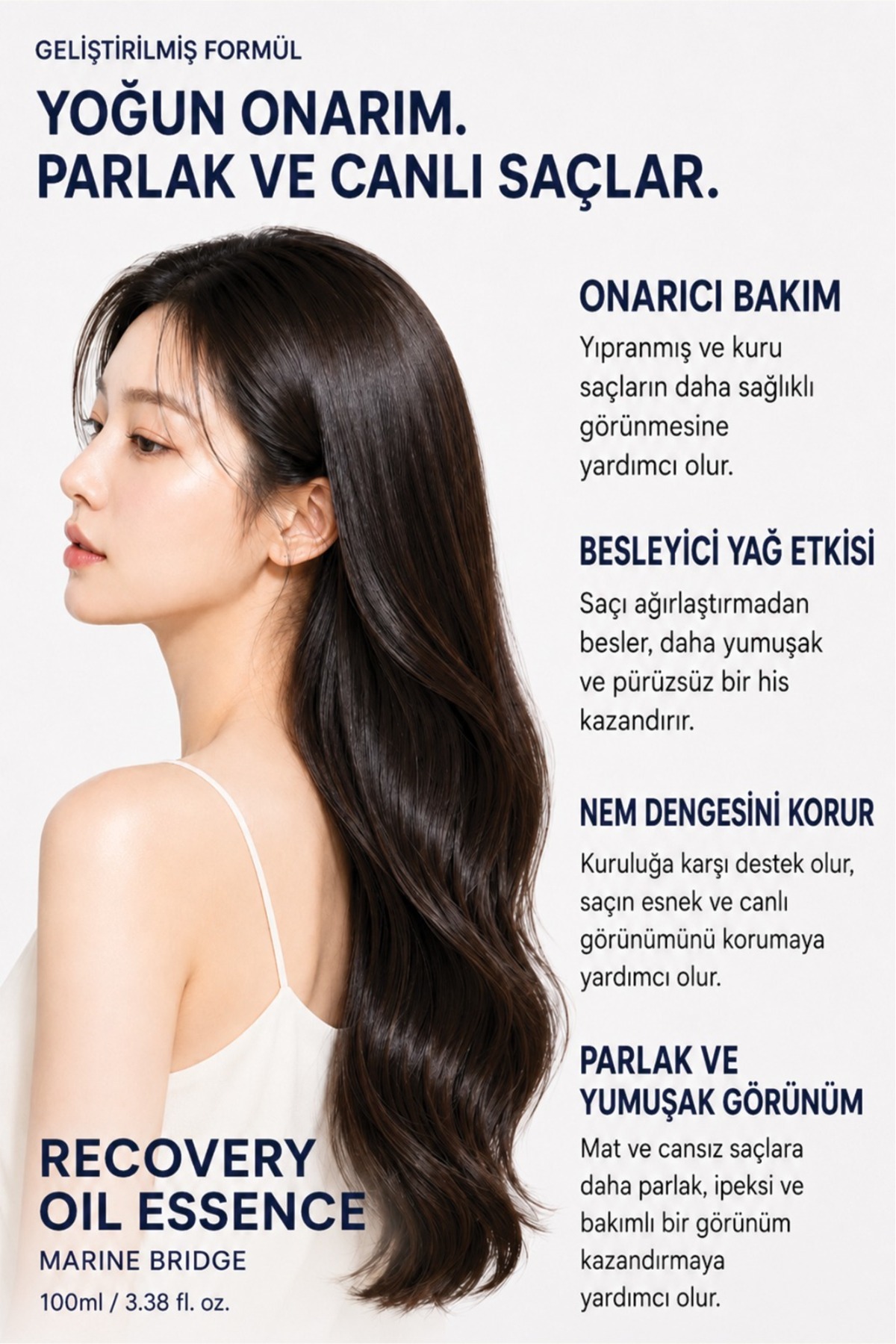 Recovery Oil Yıpranmış Saçlar İçin Bakım Yağı 100 ml — TYCGA09R3N171983399917008 — تصویر 4 از 5