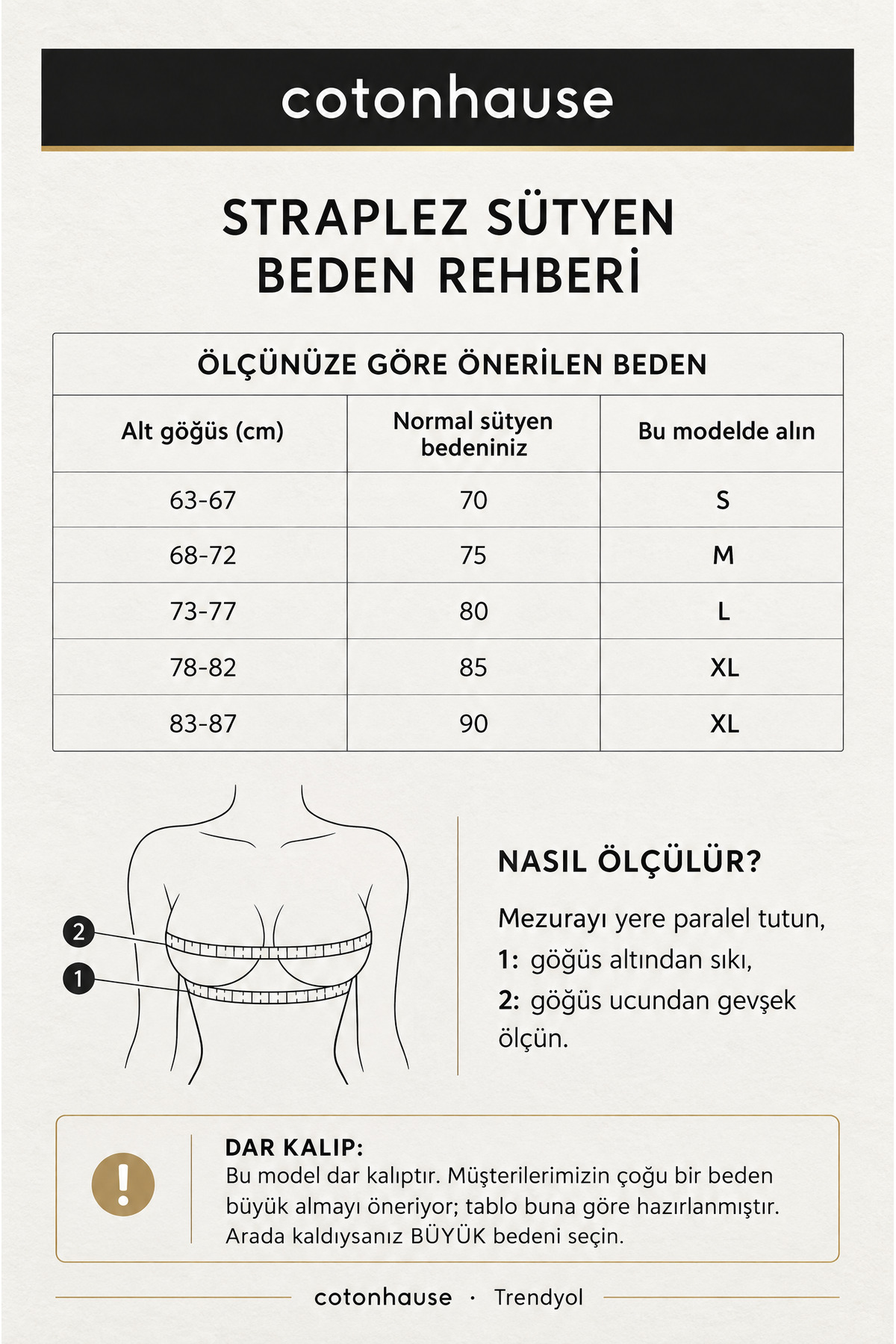 cotonhause Kadın Süngerli Desteksiz Straplez Ten Hayalet Sütyen C5T0N7633 görsel 4