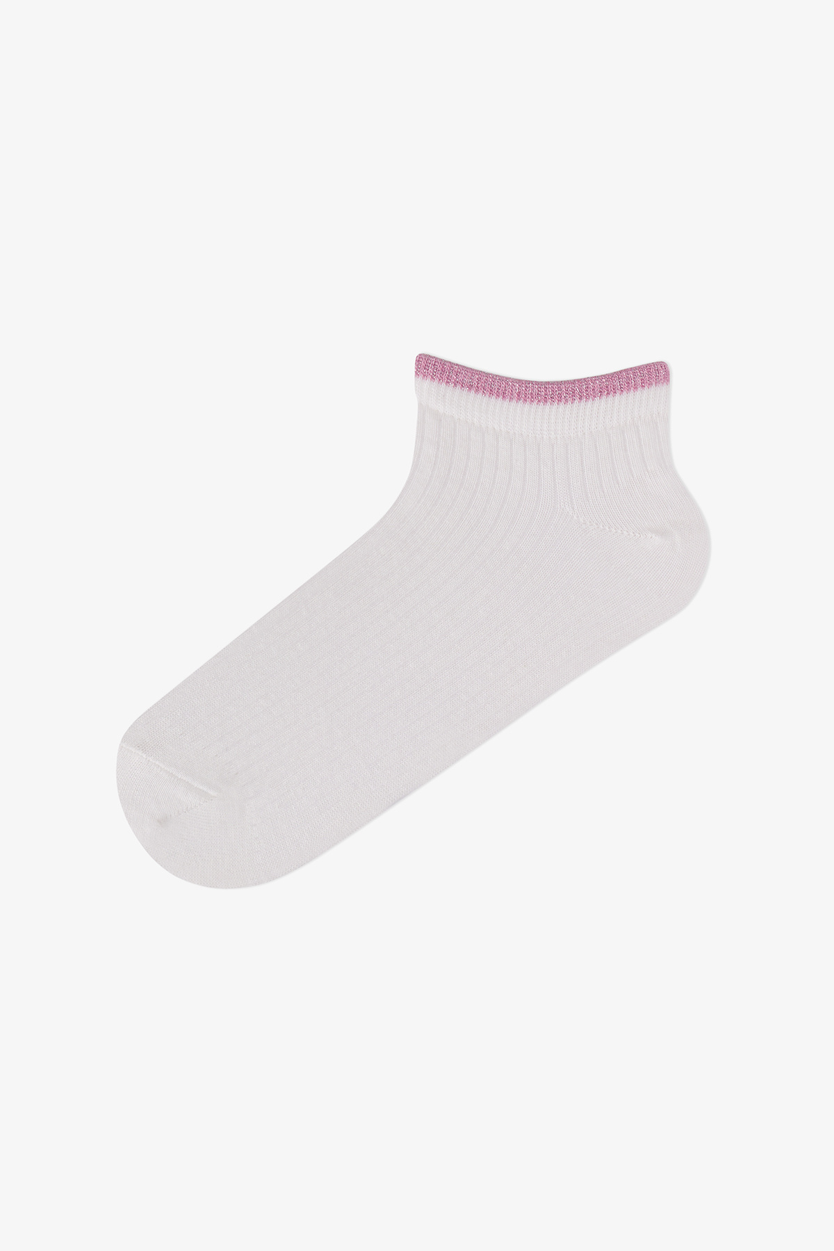 Penti Marsmelov Shimmer Ankle Pamuklu Simli 5 Çift Patik Çorap görsel 2