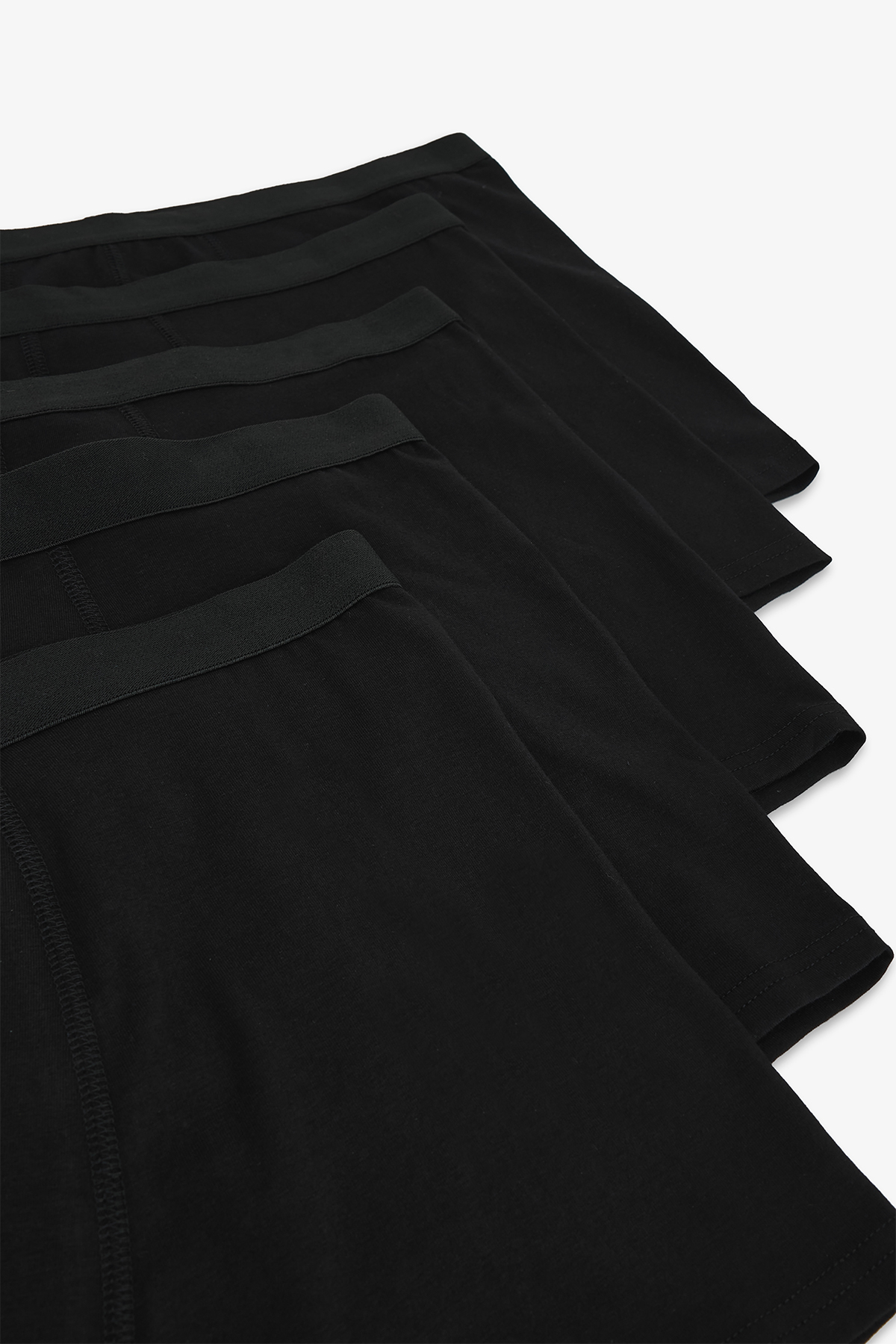 Penti Erkek Pamuklu Basic Black 5li Boxer görsel 3