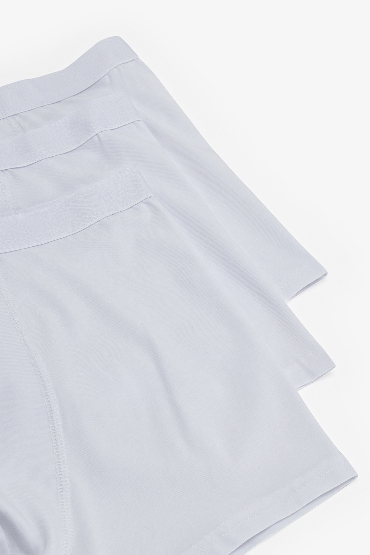 Penti Erkek Pamuklu Basic White Tape 3lü Boxer görsel 4
