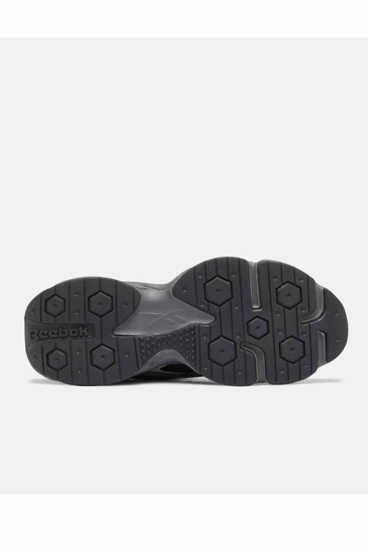 Reebok Charge Run Erkek Sneaker Gri Siyah Günlük Spor Ayakkabı Kalın Taban File Detaylı görsel 6