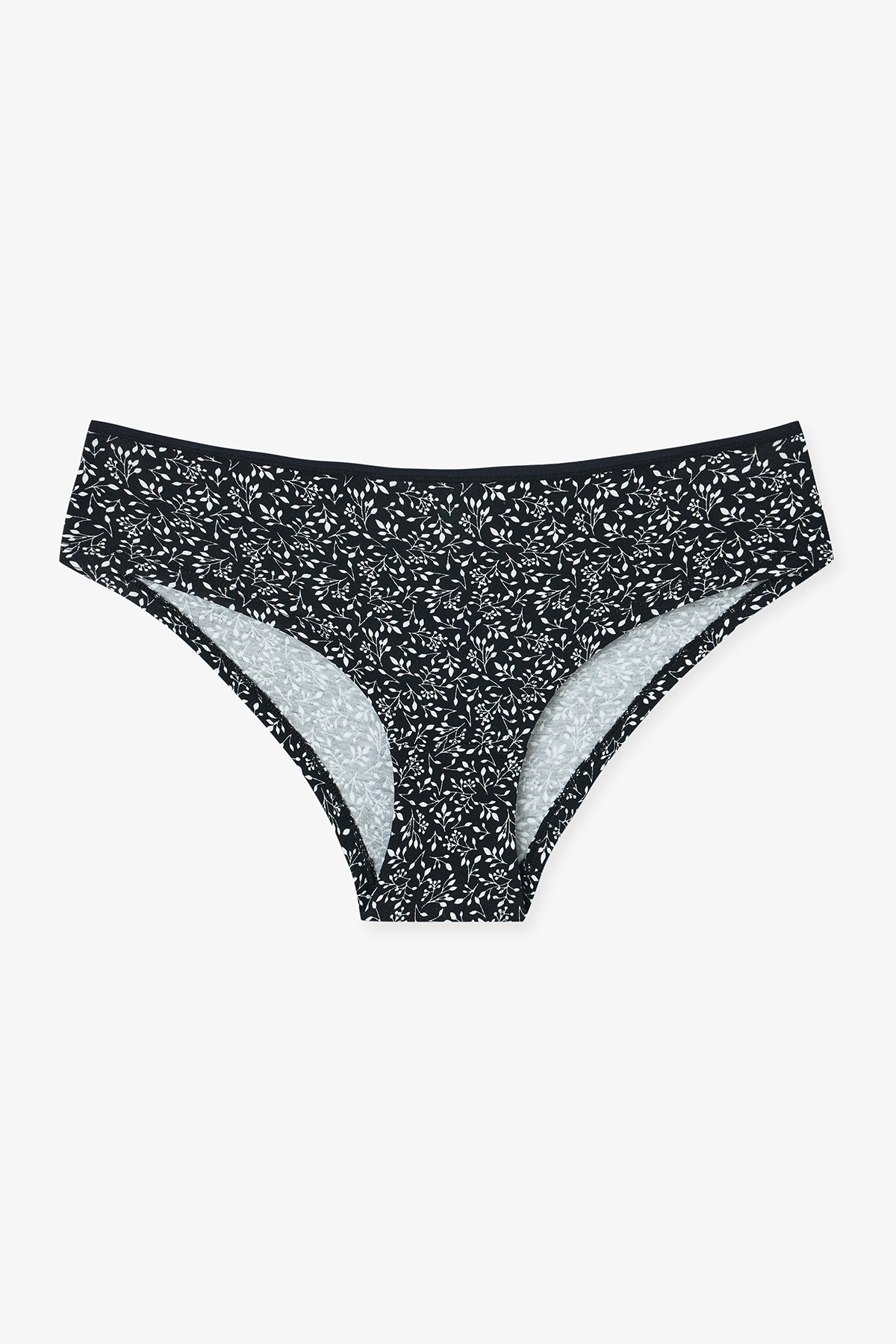 Penti Black Crispy Yaprak Desenli 5'li Hipster Külot görsel 5