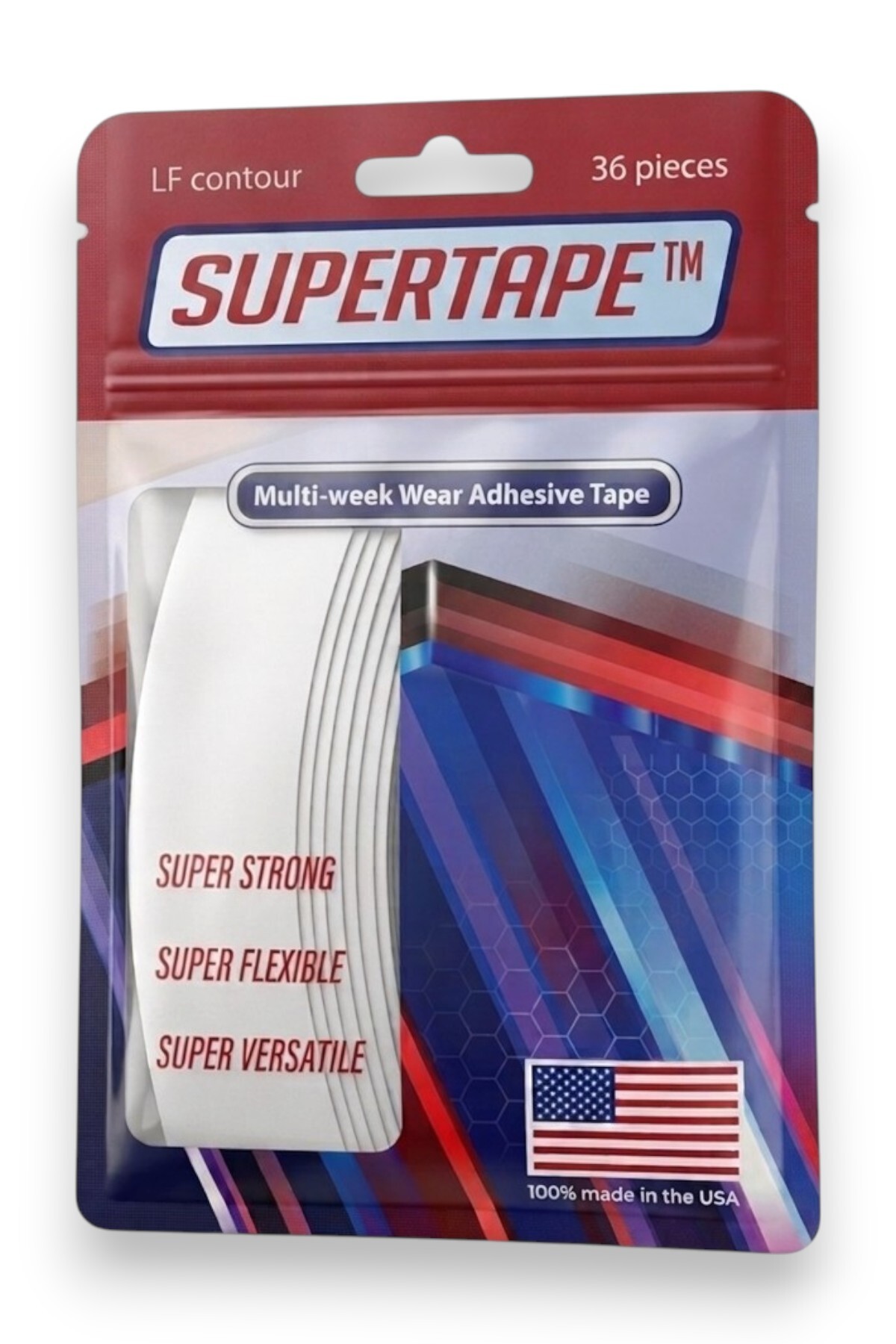 True Tape Supertape Protez Saç Bandı Oval (3/4'' - 2cm X 7.5cm) 36 Adet — S.T LF