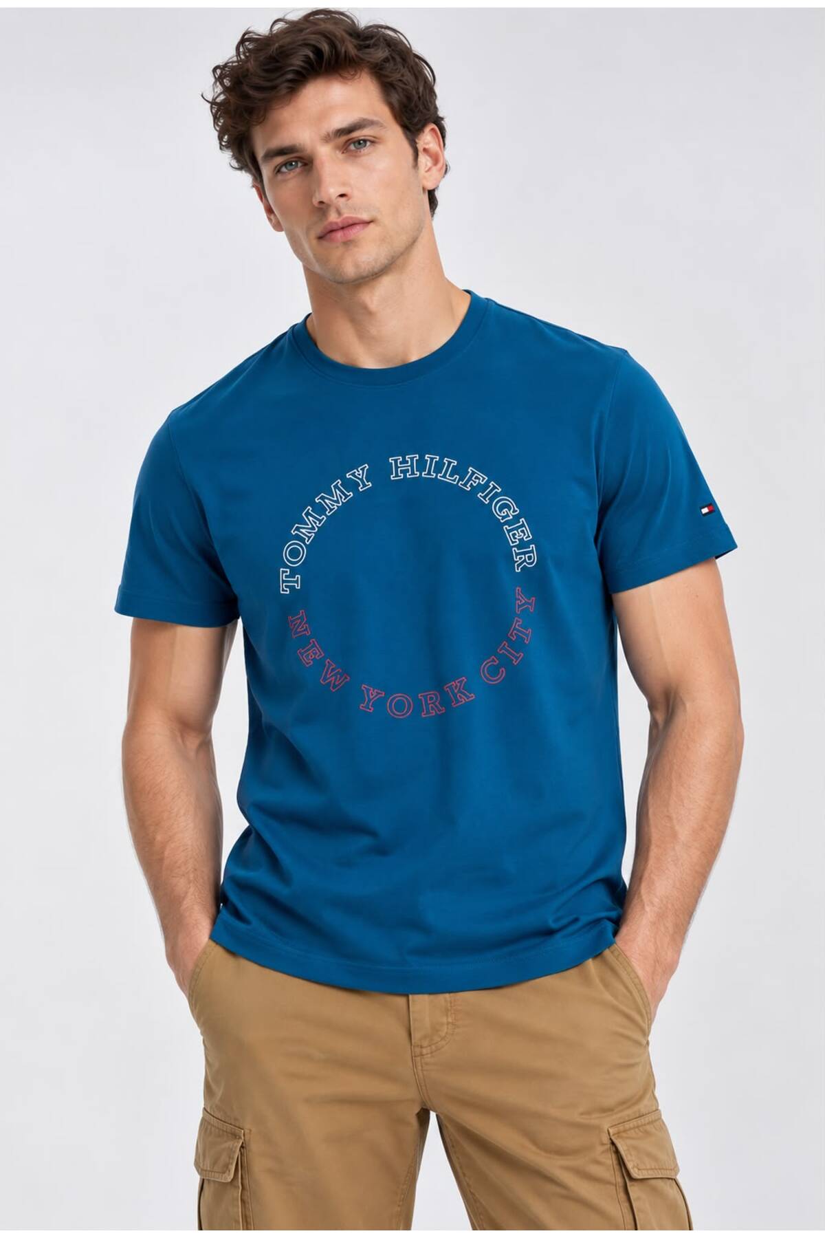 تیشرتمردانهTommy Hilfigerآبی