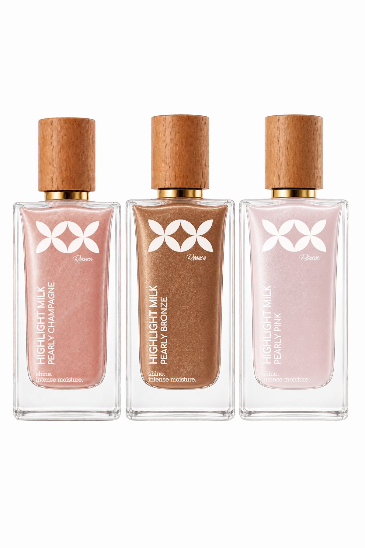 XX Highlight Milk Pearly Pink / İnci Işıltısı / Yoğun Nem Makyaj Bazı Cam Cilt Serum — صورتی XX01 — تصویر 4 از 8