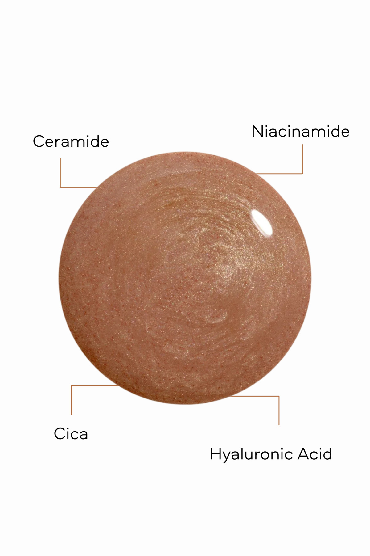 XX Highlight Milk Pearly Bronze / Inci Işıltısı / Yoğun Nem Makyaj Bazı Cam Cilt Serum — قهوه‌ای XX03 — تصویر 7 از 8