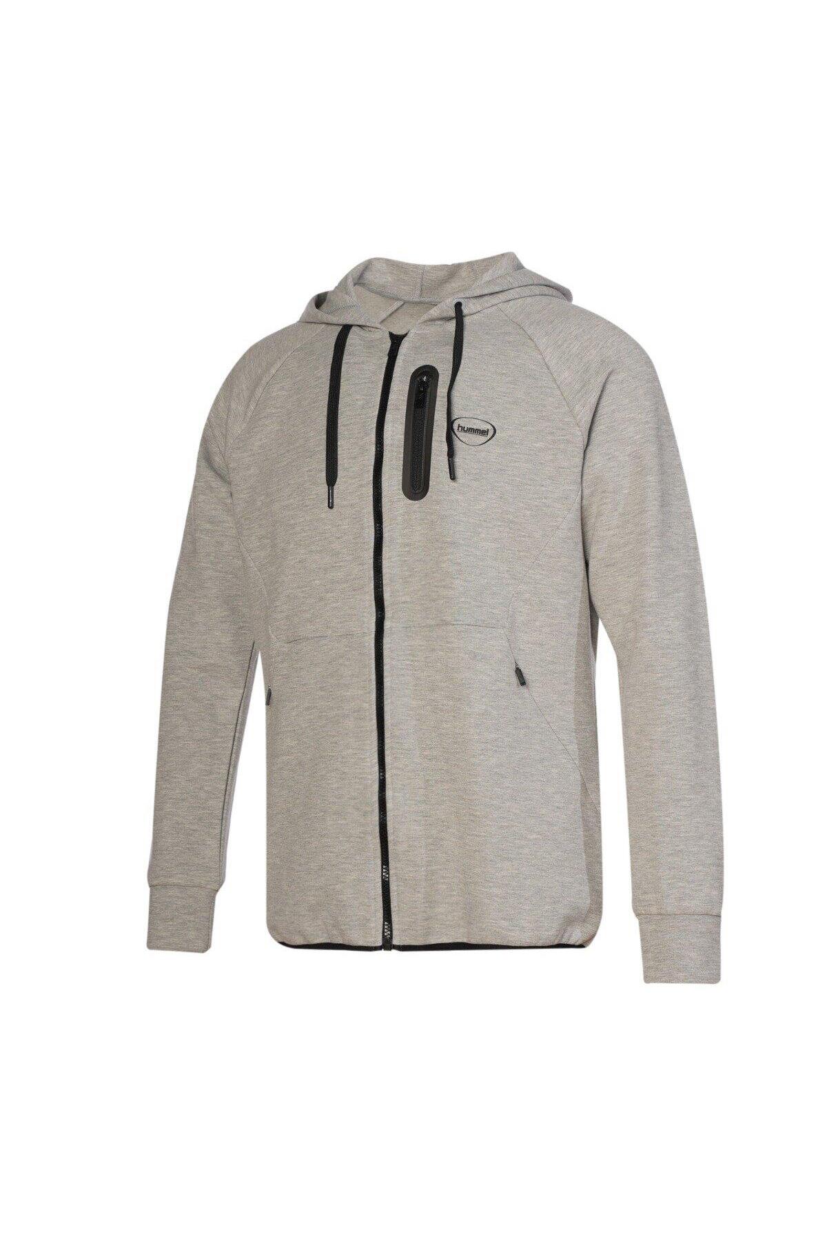 کاپشن کلاه‌دار مردانه HMLNOVA ZIP Hoodie هامل ژاکت اسپرت hummel