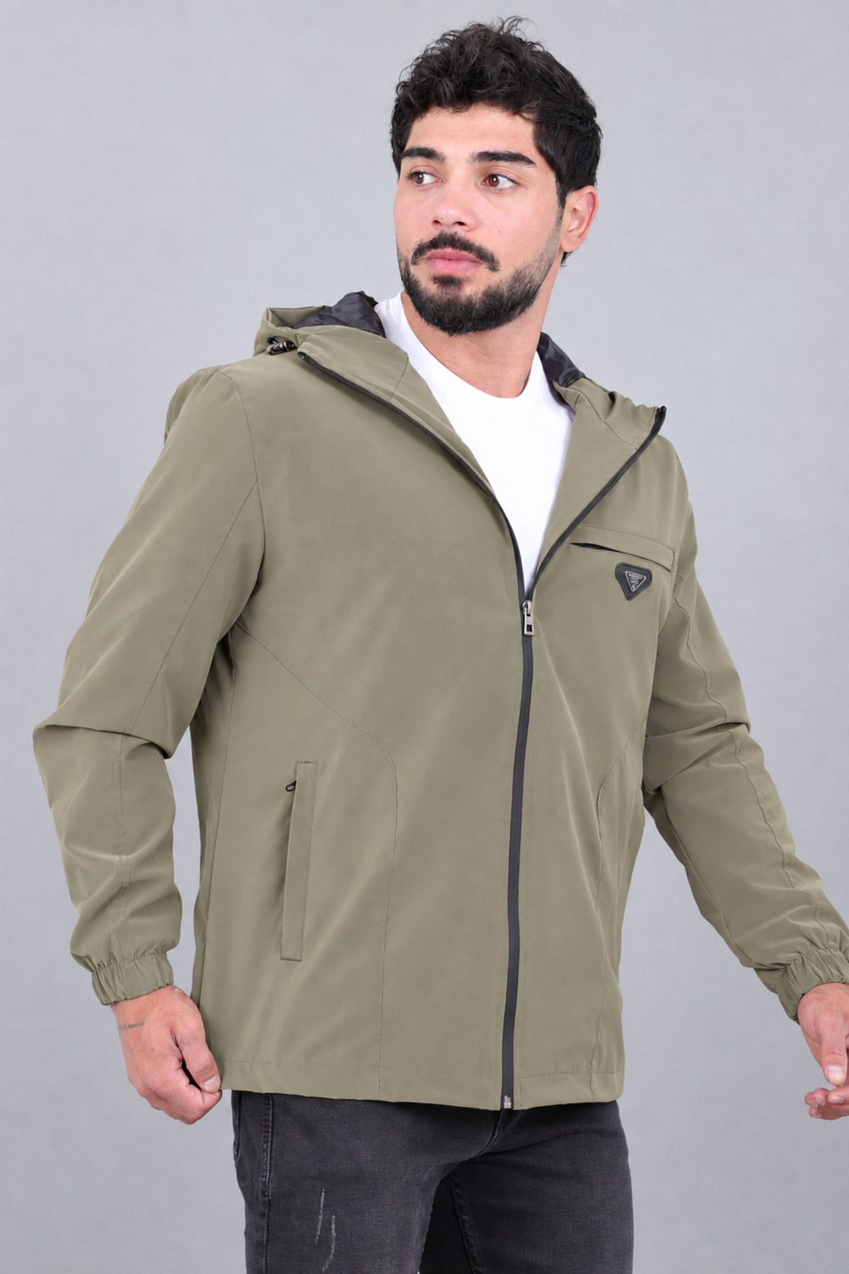 Sabit Kapüşonlu Nova Mevsimlik Mont PLDP 3016_60392 — رنگارنگ — تصویر 3 از 7